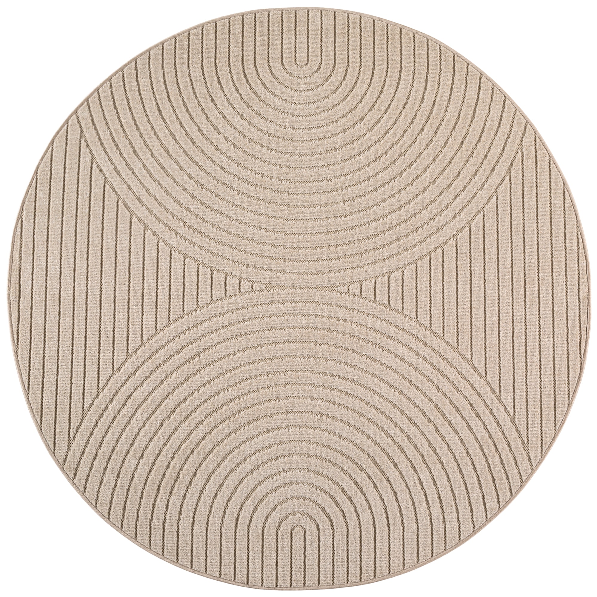 Ayyildiz Teppiche »NOVA 1201  , auch als Läufer und Rund« rund 8 mm Höhe Material aus schmutzabweisendem Polypropylen, In-/Outdoor geeignet