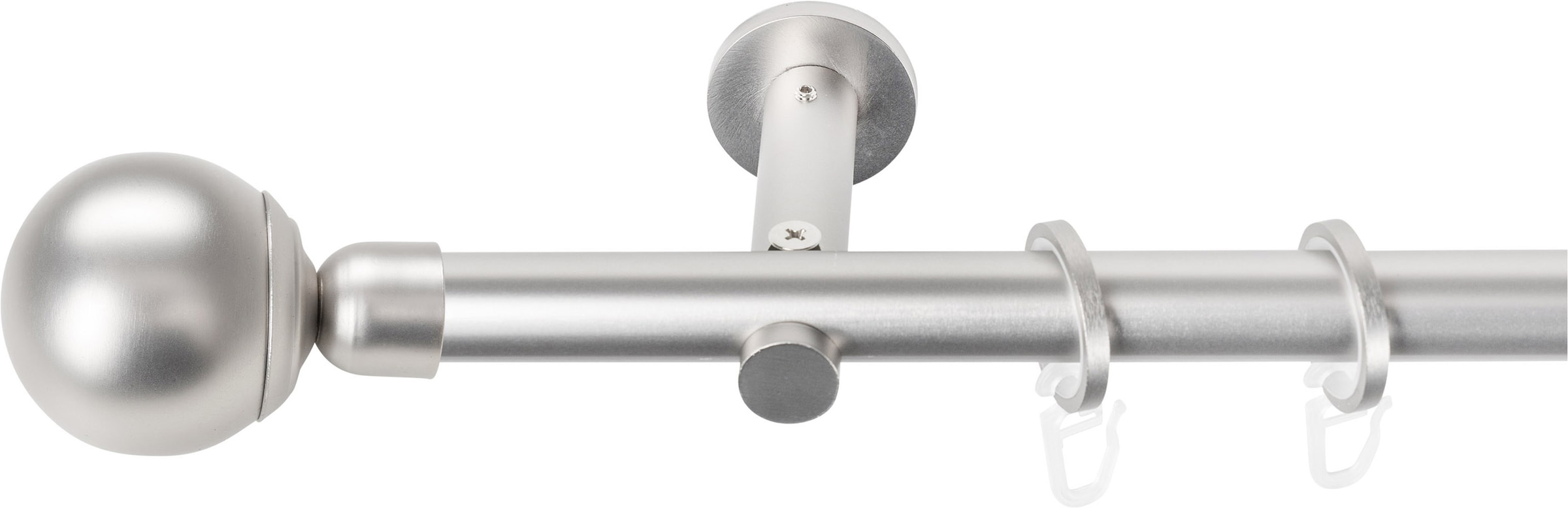 SN DECO GROUP Gardinenstange Ø 19 mm 1 läufig-läufig Fixmass;kürzbar