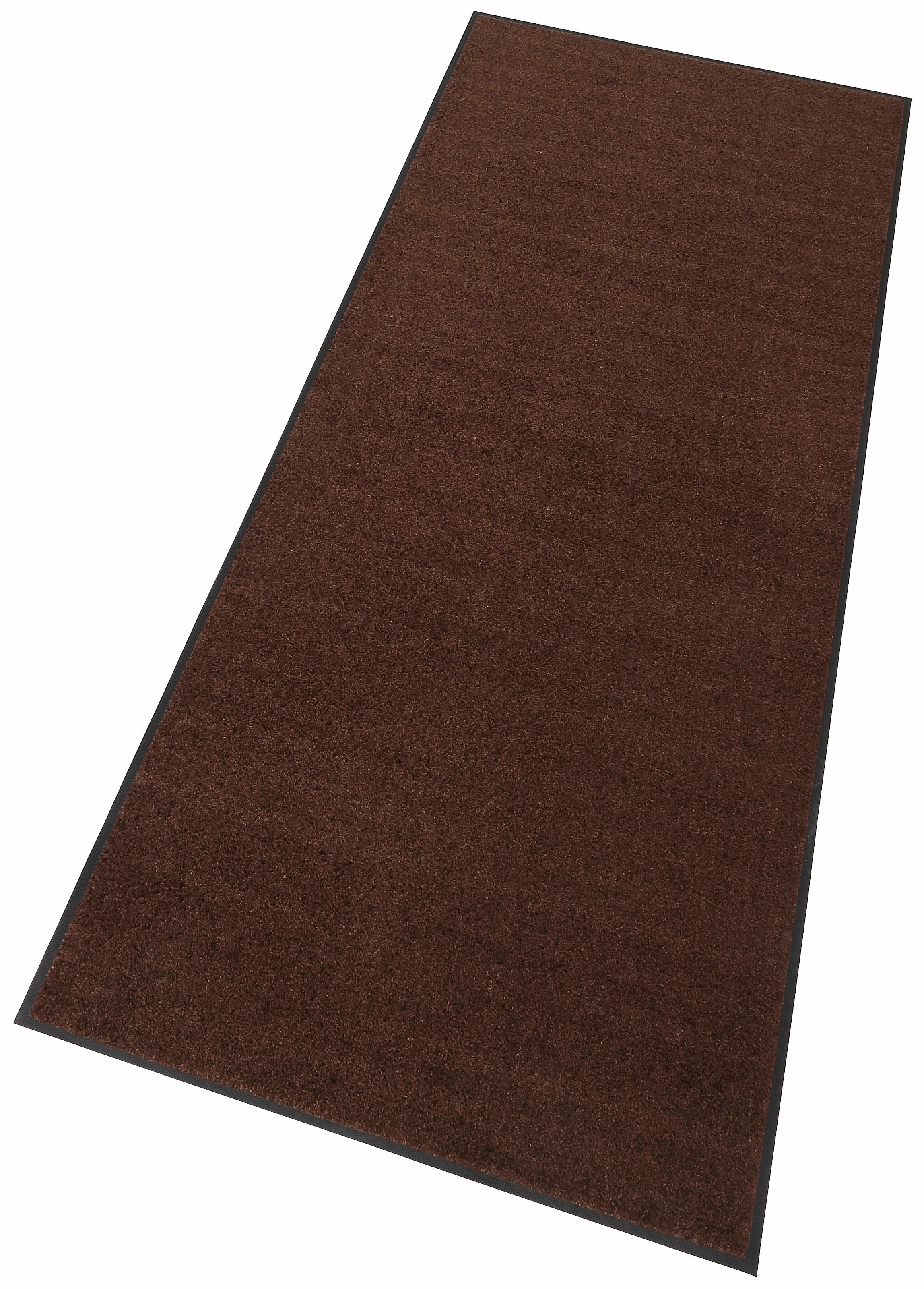 wash+dry by Kleen-Tex Fussmatte »Trend Uni, Schmutzfangmatte, waschbar« rechteckig 7 mm Höhe rutschhemmend, In- und Outdoor geeignet, auch als Läufer erhältlich