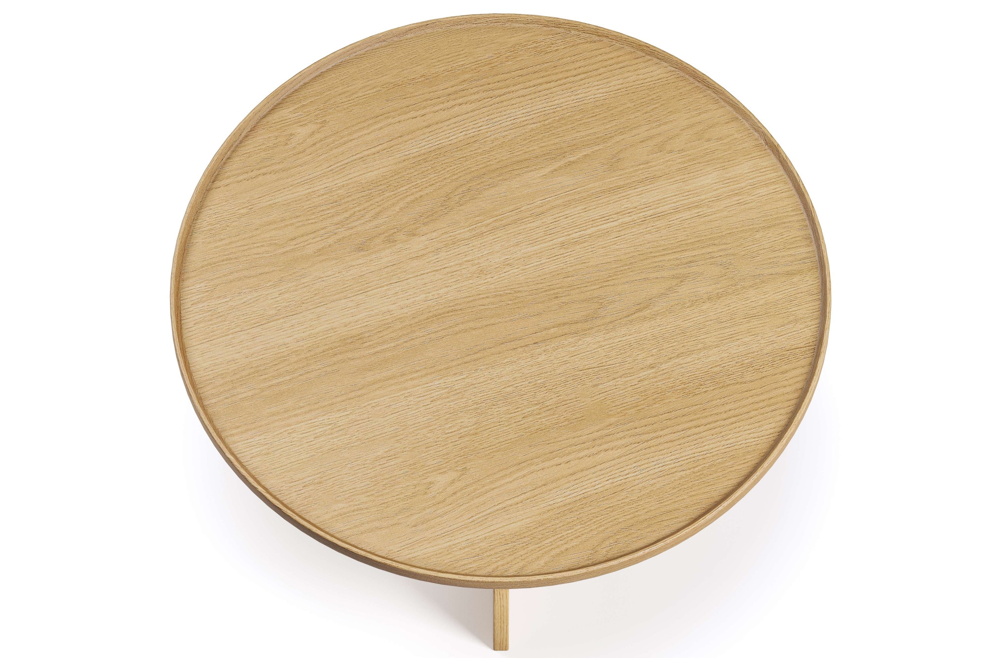 Woodman Table basse »Cala« ,  largeur 83 cm, ronde, plateau de table en chêne massif, certifié FSC®