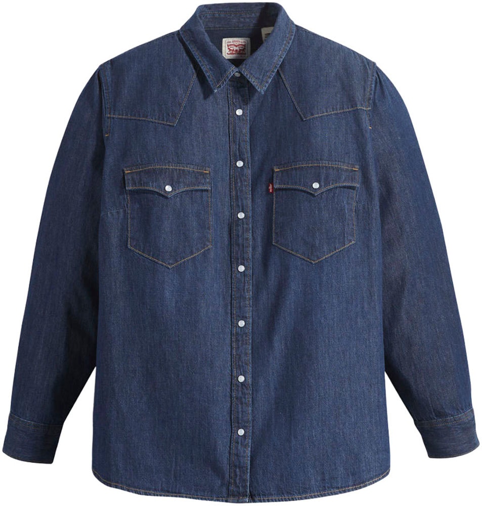 Levi's® Plus Blouse en jean »PL ULTIMATE WESTERN T3« avec poches
