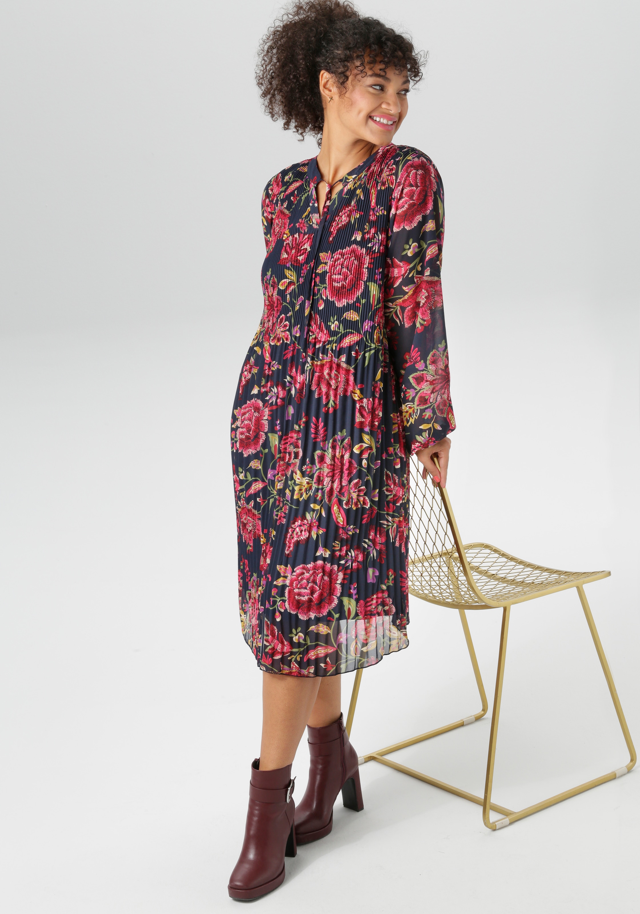 Aniston PLUS Robe d'été in Alloverprint - NEUE KOLLEKTION