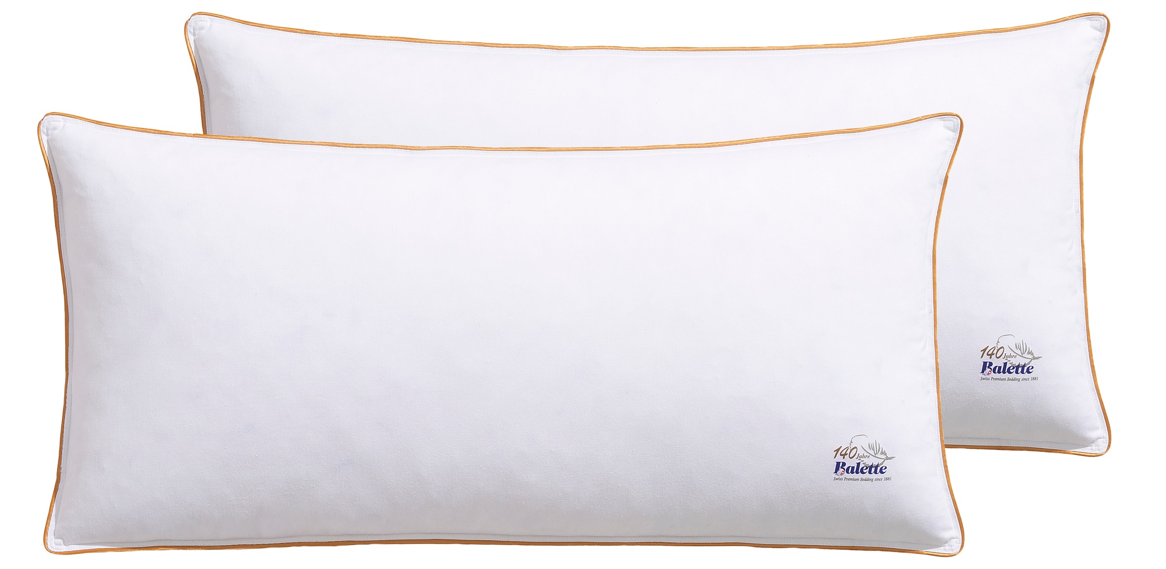 Balette Federkopfkissen »140 Jahre Balette« Füllung: 85Federnund15Daunen 1 Stk. tlg. Federkopfkissen, Kissen in 40x80 oder 80x80 cm erhältlich