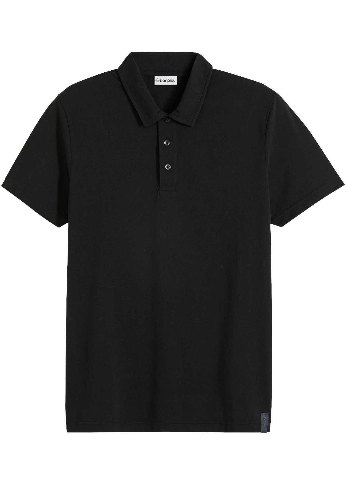 bonprix Polo forme basique, mélange de coton, col