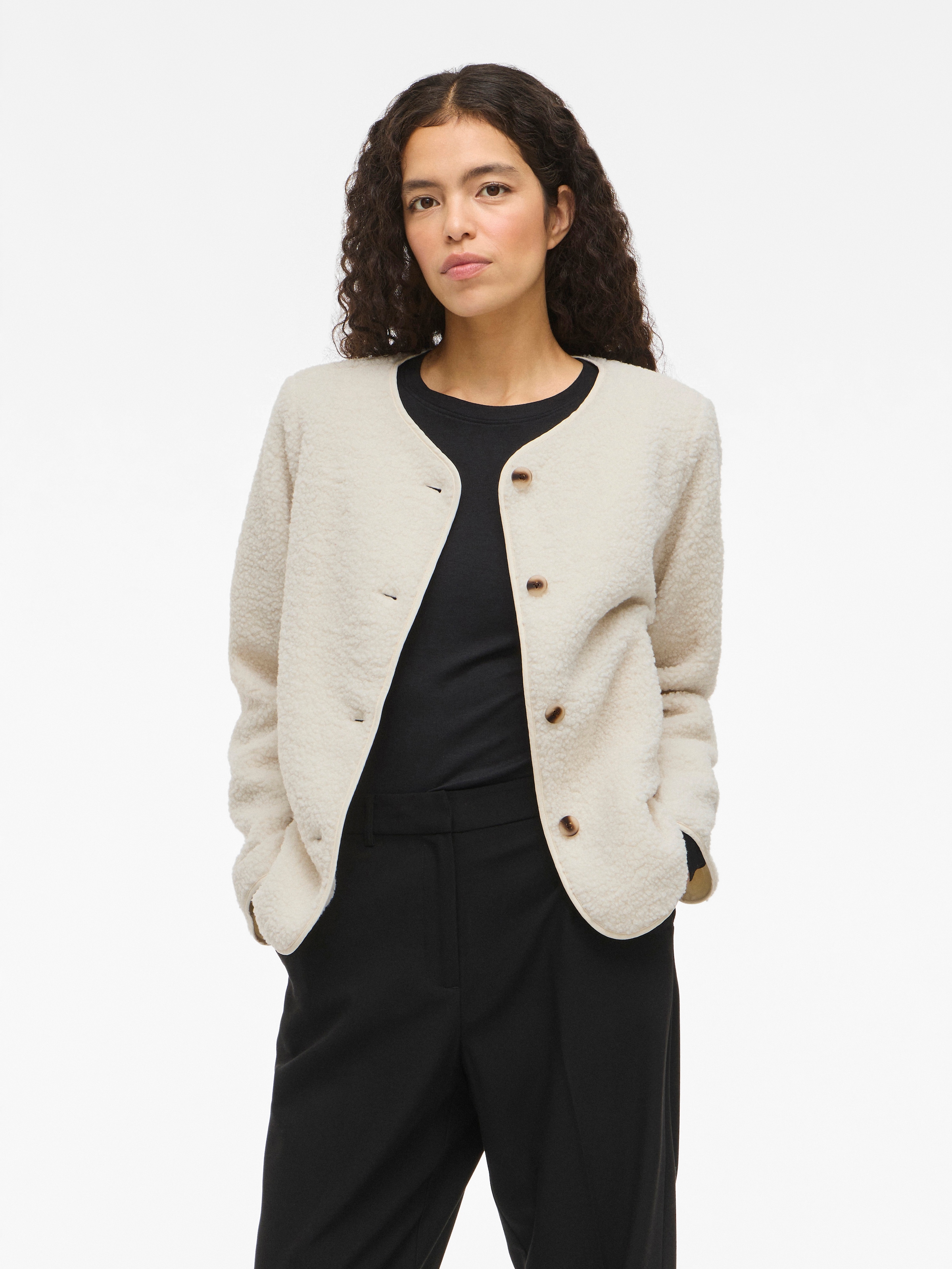 Vila Veste en peluche »VIADA TEDDY JACKET« fibre synthétique