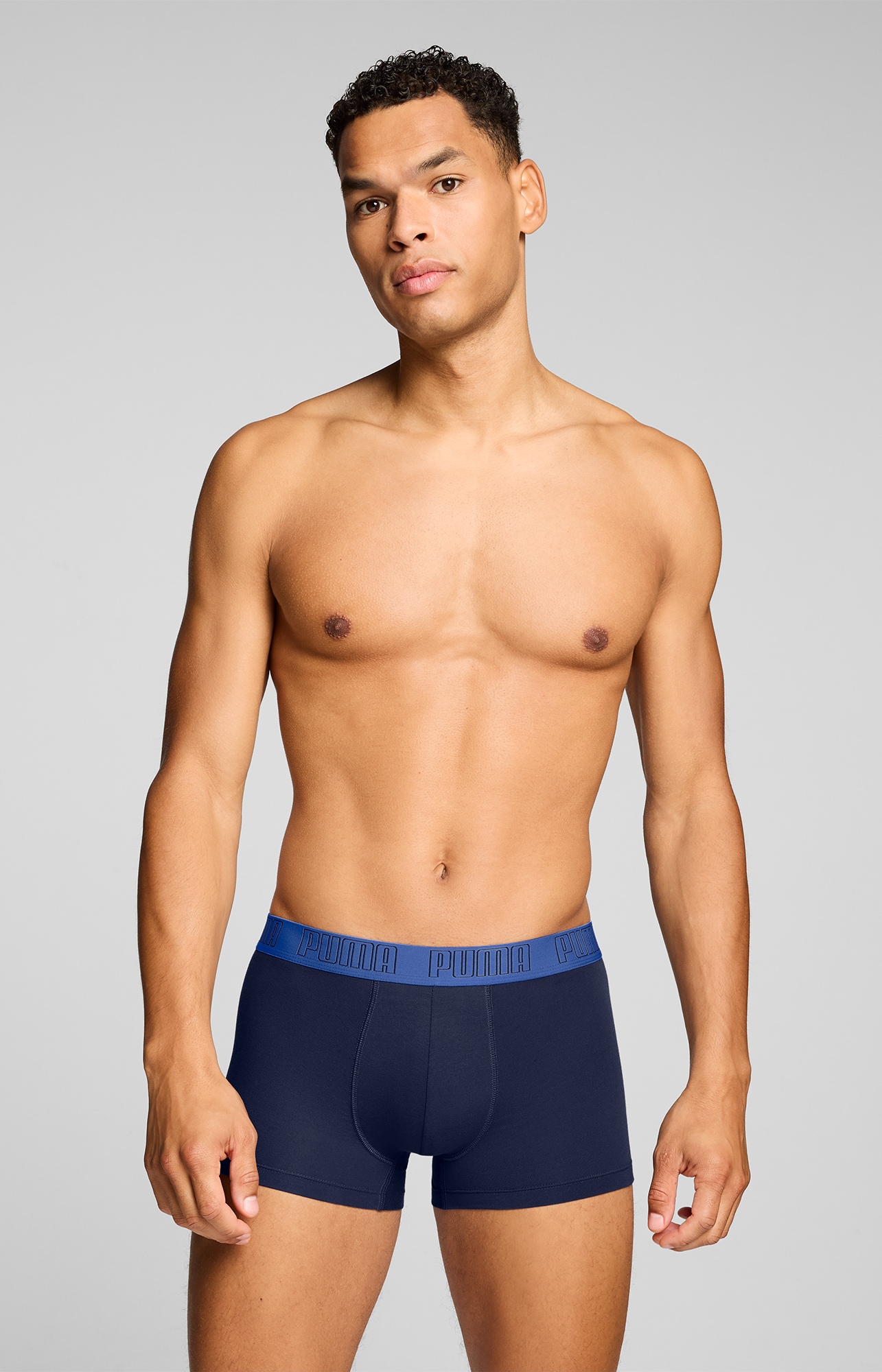 PUMA Trunk »PUMA MEN EVERYDAY TRUNKS 2P« Packung,  mit kontrastfarbigem Webbund