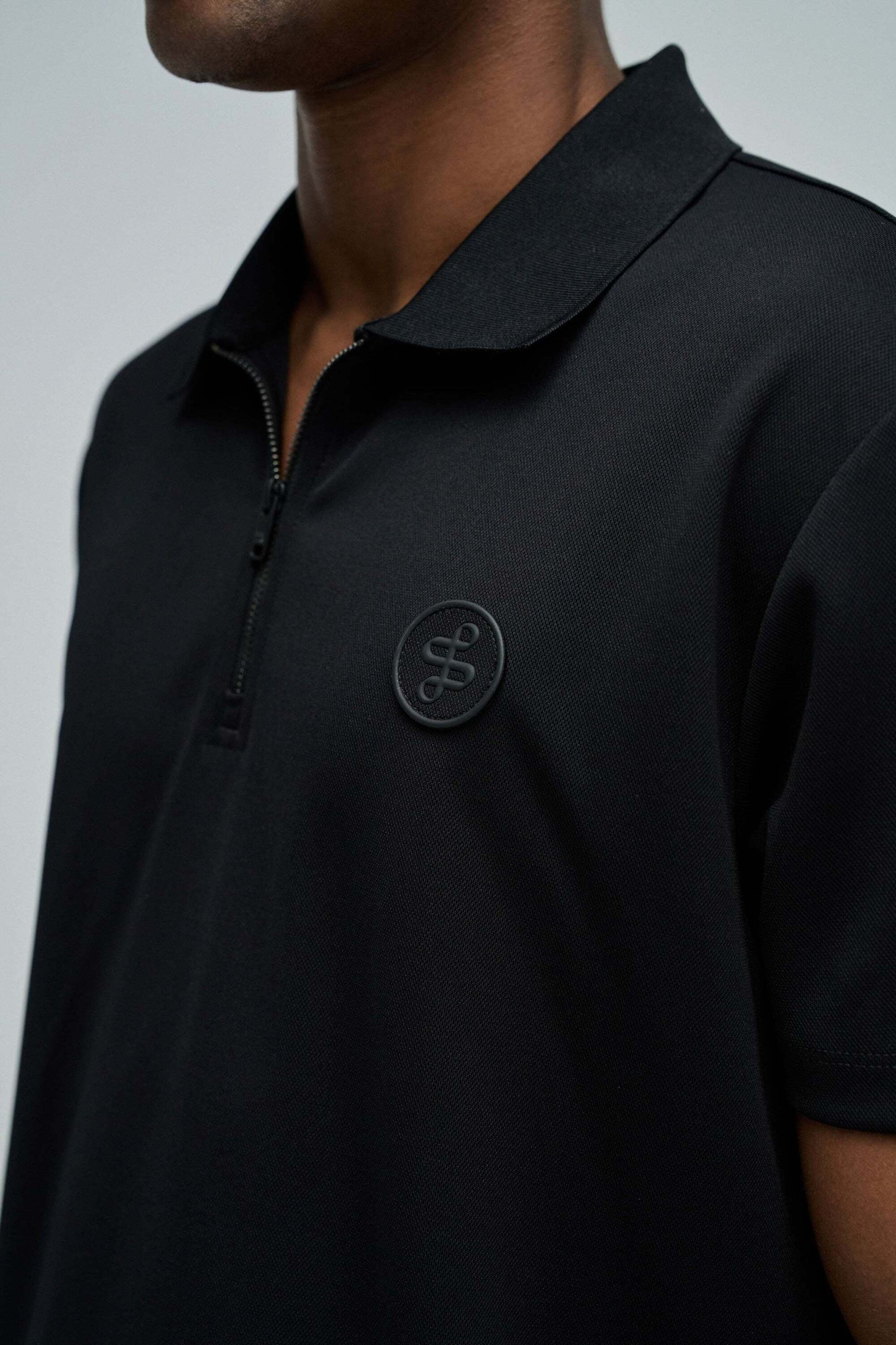 Salsa Poloshirt »Salsa Jeans Polo Pique Structure And Zip«