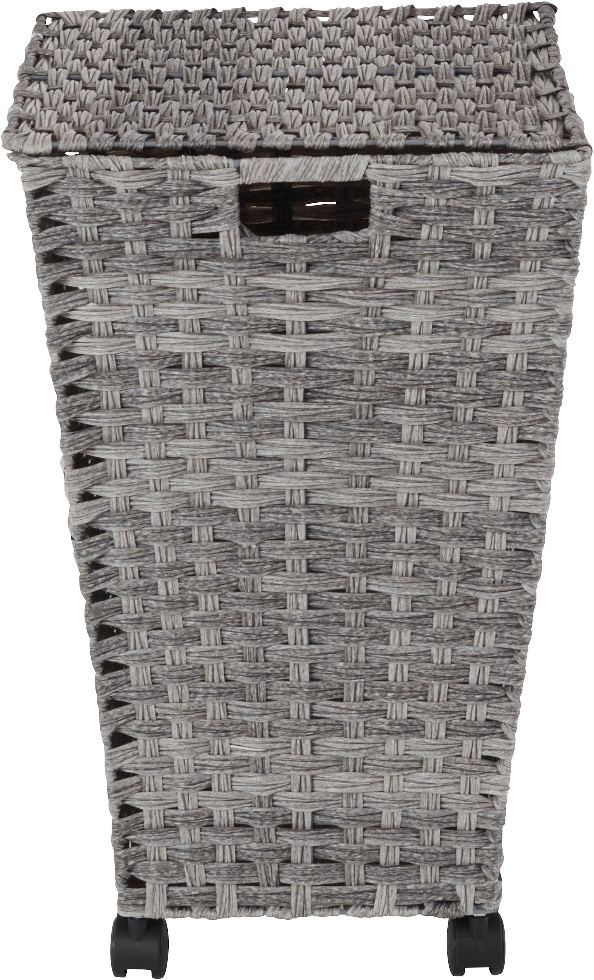 locker Panier à linge polyrattan, avec roulettes