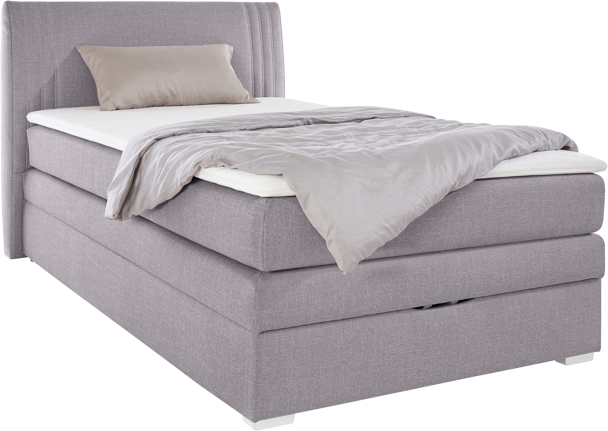 Jockenhöfer Gruppe Boxspringbett »"Amira", OTTOs Choice! Topseller, mit Bettkasten und Topper« erhältlich in den Breiten 120,140 & 180cm