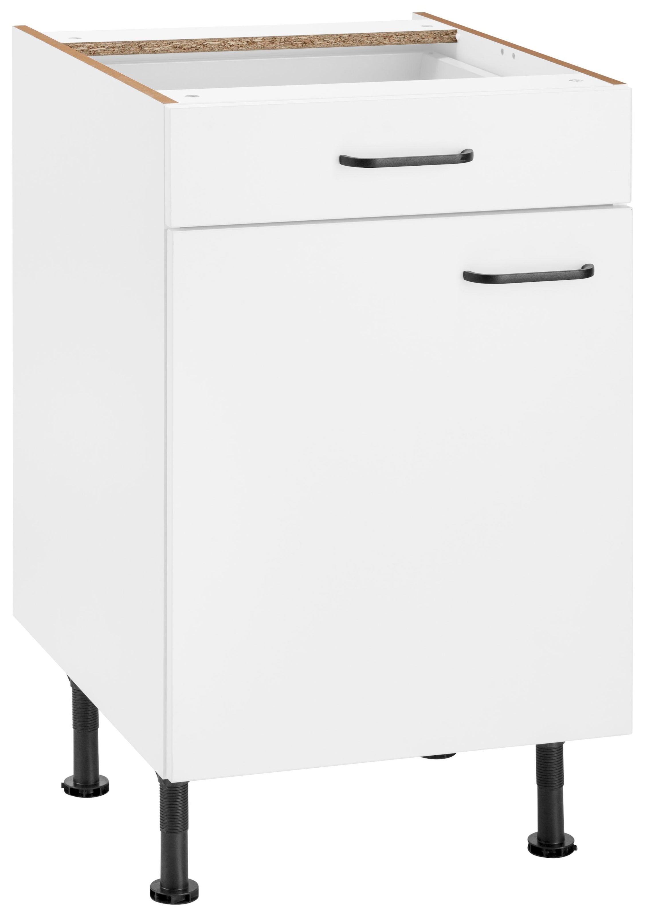 OPTIFIT Armoire basse »Elga« mit Soft-Close-Funktion, Vollauszug, Metallgriffen, Breite 50 cm