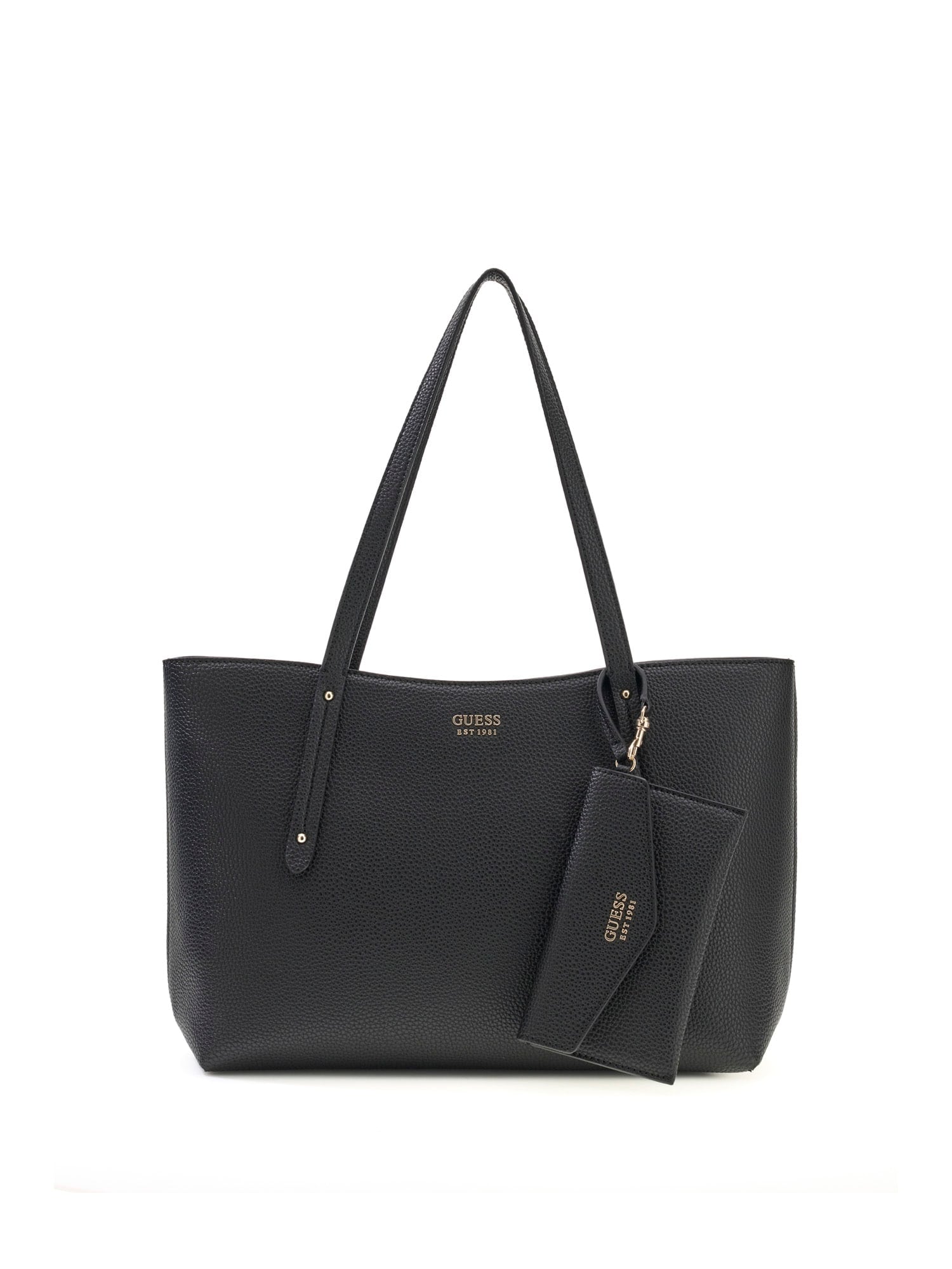 Guess Shopper »BRENTON TOP ZIP TOTE« Schultertaschen, Umhängetasche mit abnehmbarem Etui