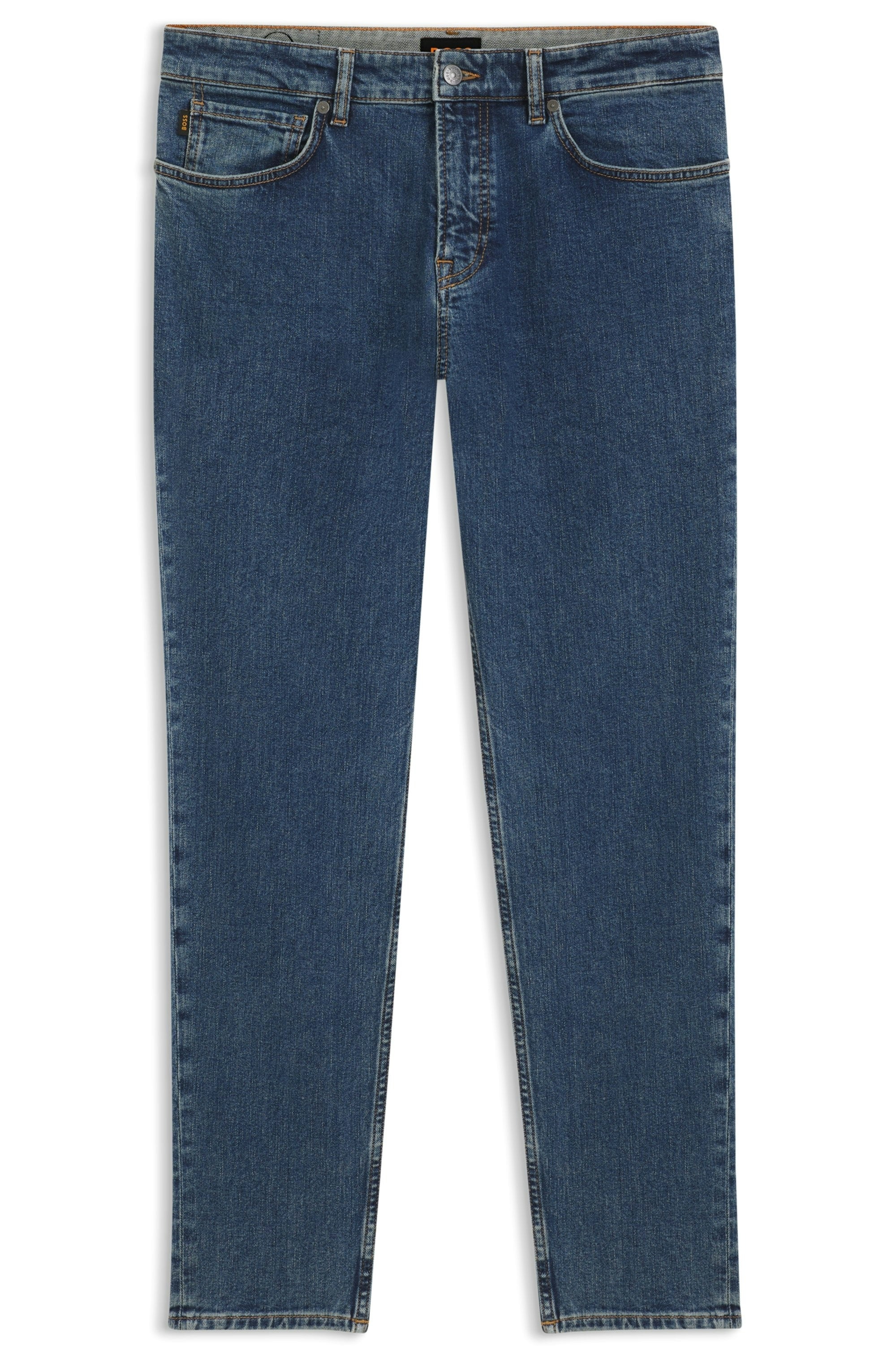 BOSS ORANGE Jeans à 5 poches »ONYX BO« coupe fuselée, denim stretch, effet usé