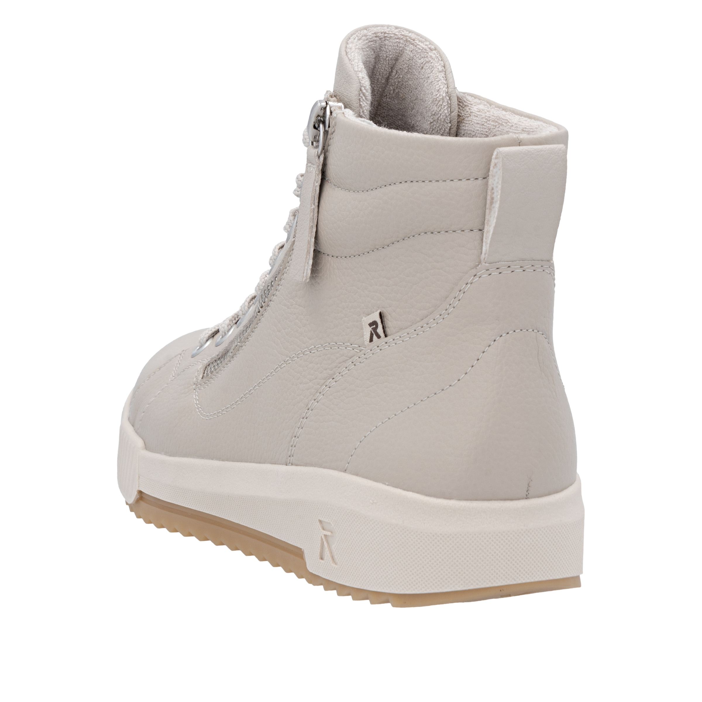 RIEKER Sport Bottines à lacets  , Stiefelette, High Top Sneaker, Freizeitboots mit Reissverschluss