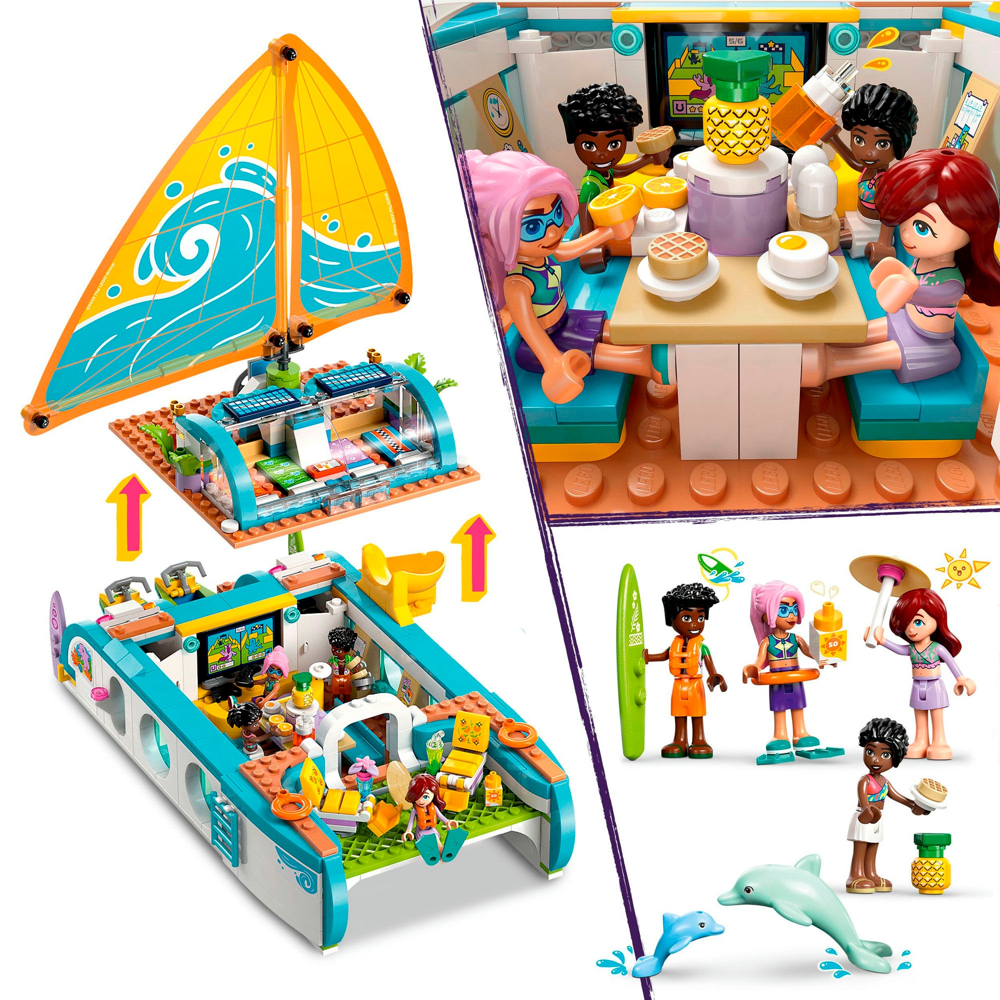 LEGO® Pions de construction »Segelabenteuer (42664), LEGO Friends« Made in Europe