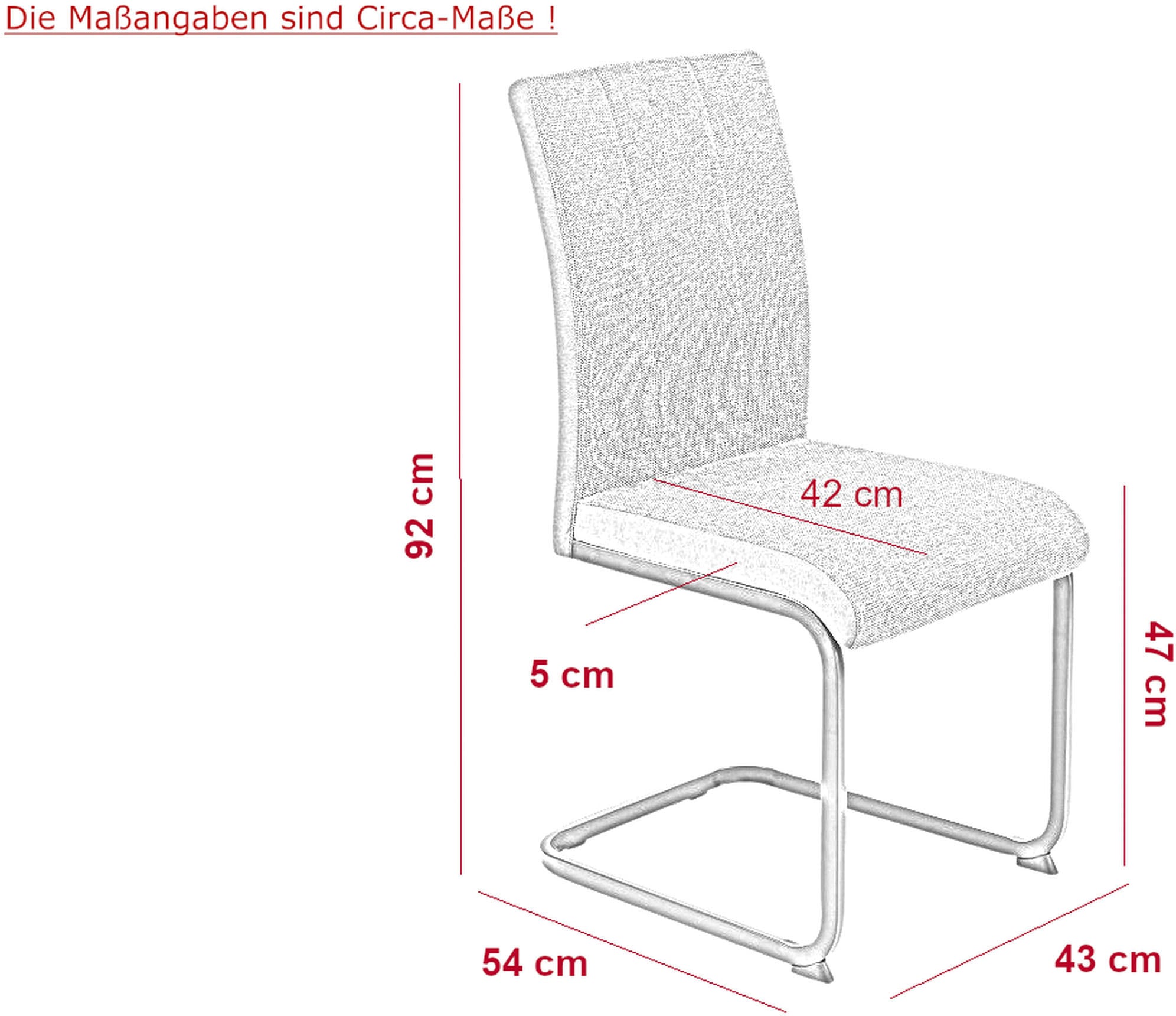 HELA Essgruppe »ODER« 4 Stk. tlg. Säulentisch 138x80 cm, rechts-links montierbar, Stuhl 140 kg belastbar