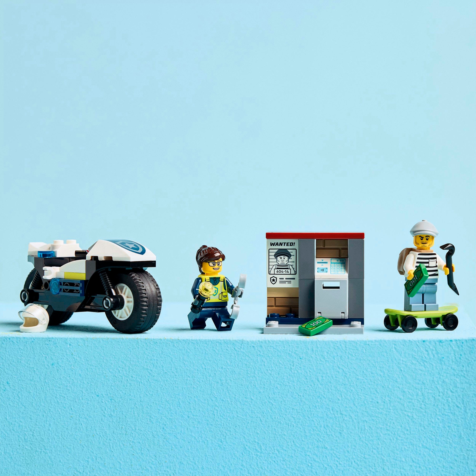 LEGO® Pions de construction »Verfolgungsjagd mit dem Polizeimotorrad (60455), LEGO City« Made in Europe