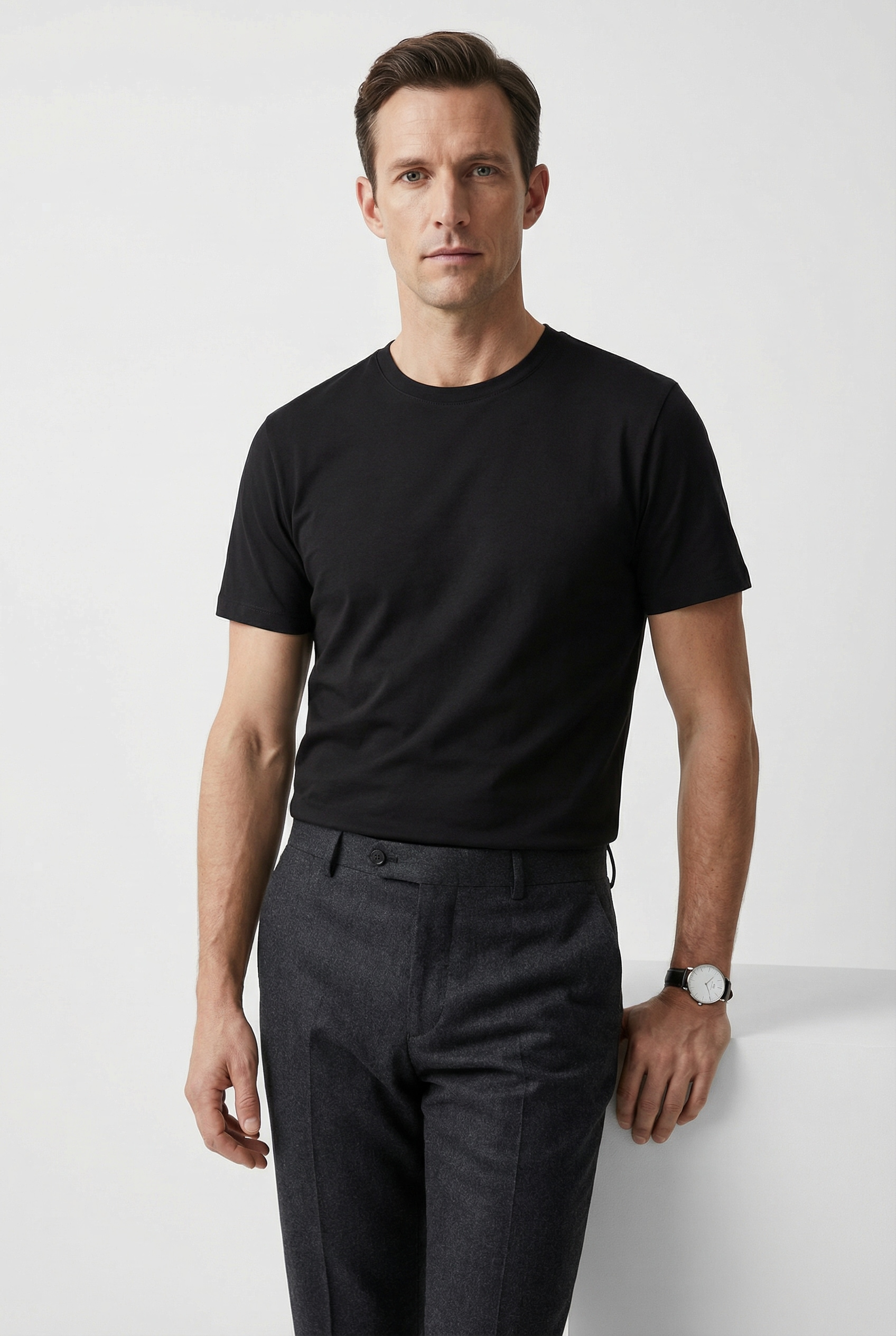 HUGO T-Shirt »BLUE Naolo« Packung, 2 Stk. mit Markenlabel am Saum
