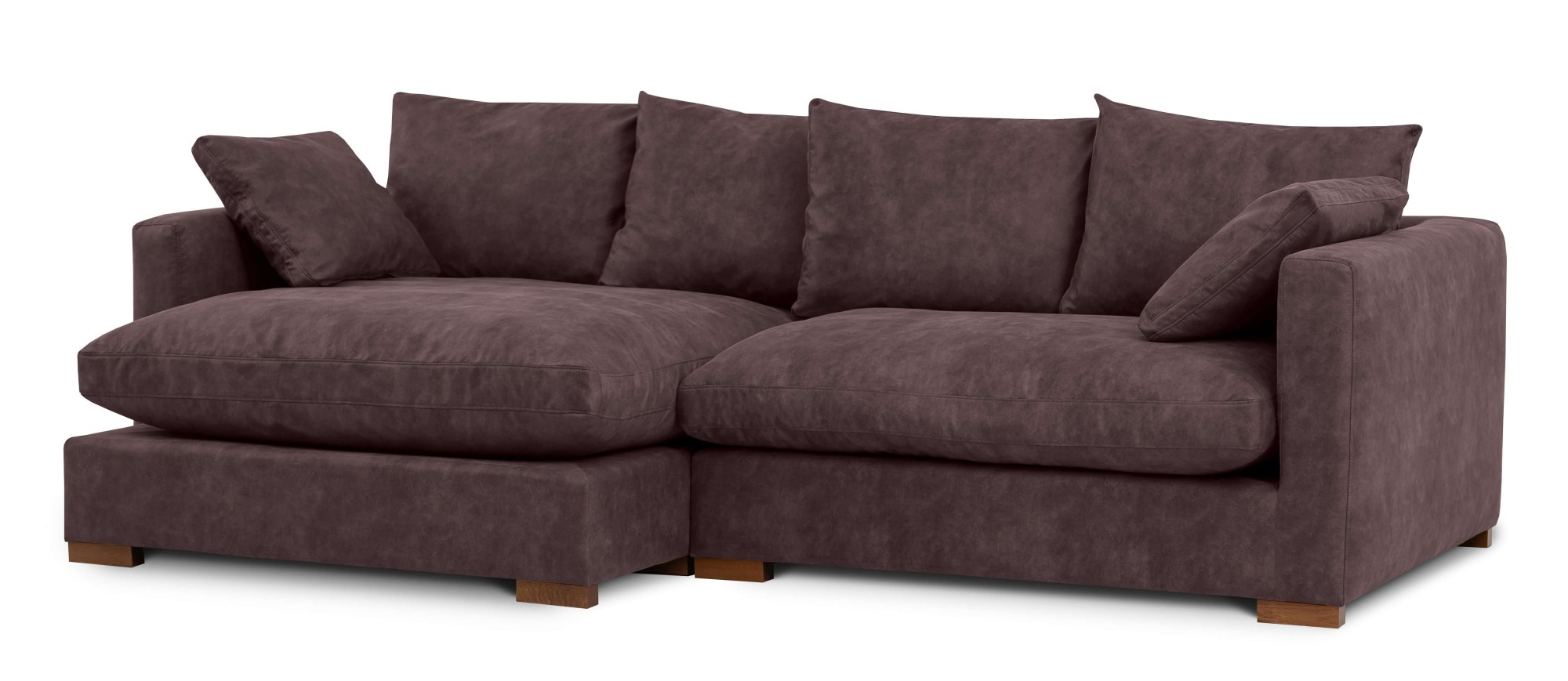 Home affaire Ecksofa »Coray« Breite 266 cm, extra weich und kuschelig, mit Federn und Daunen