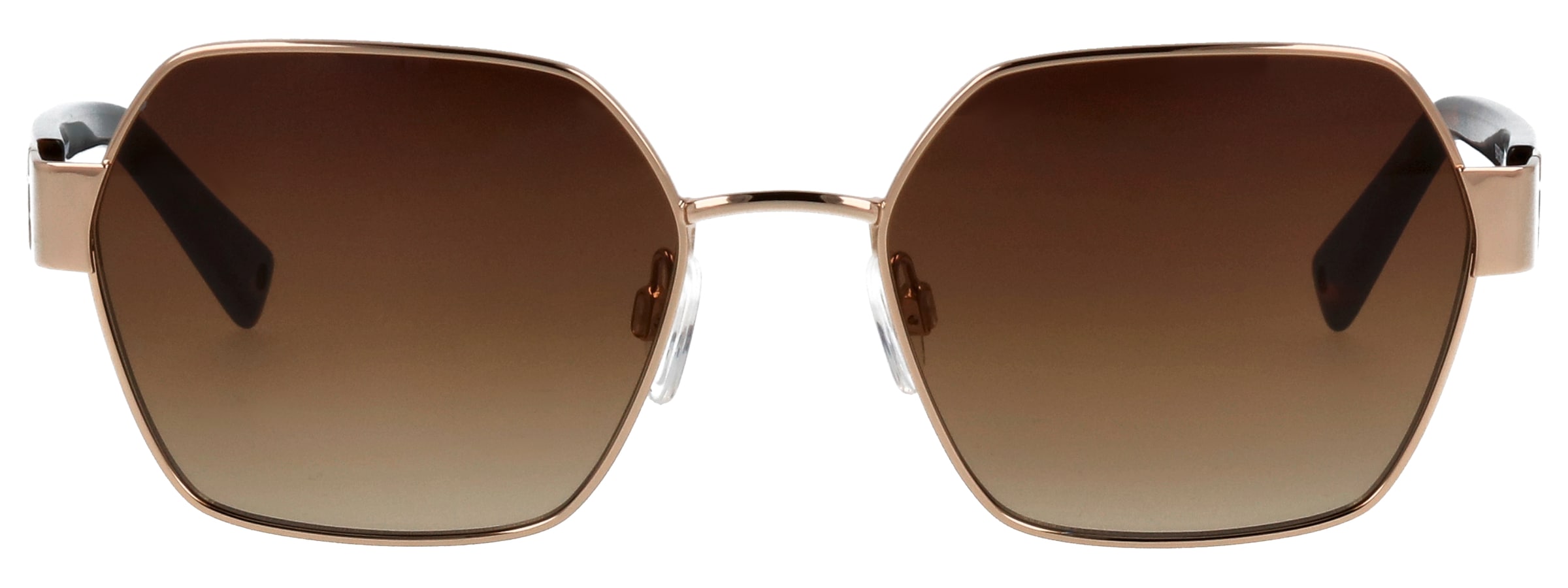 BRENDEL eyewear Lunettes de soleil »Modell 905065« Form Hexagon, Logoschriftzug auf Bügel, Metallfassung