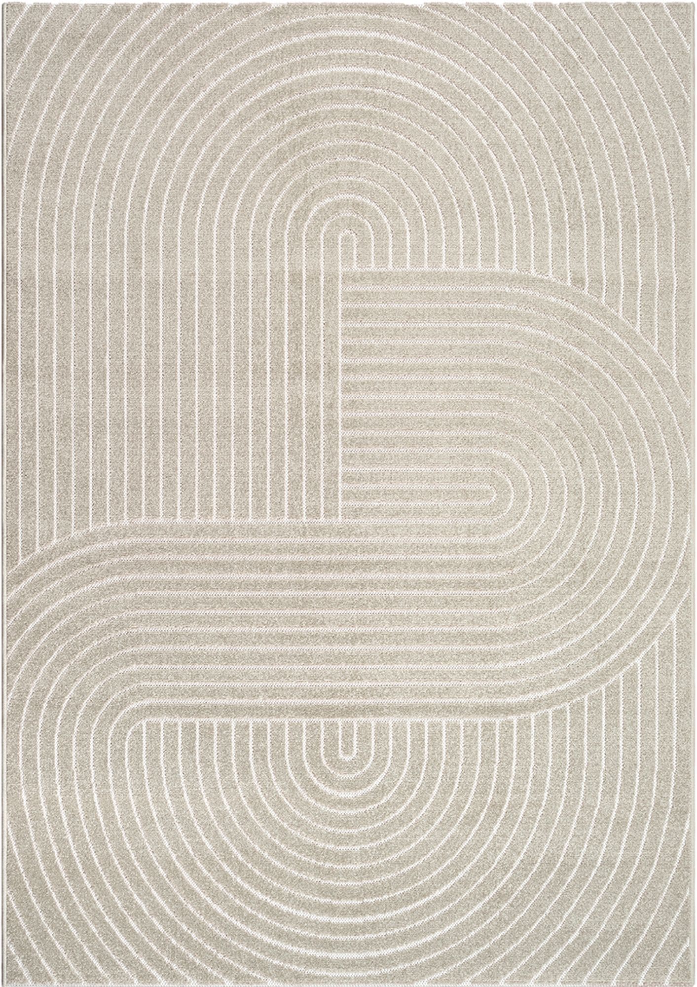the carpet Teppich »Santo Plus« rechteckig 5 mm Höhe Plus moderner robuster In und Outdoor Teppich