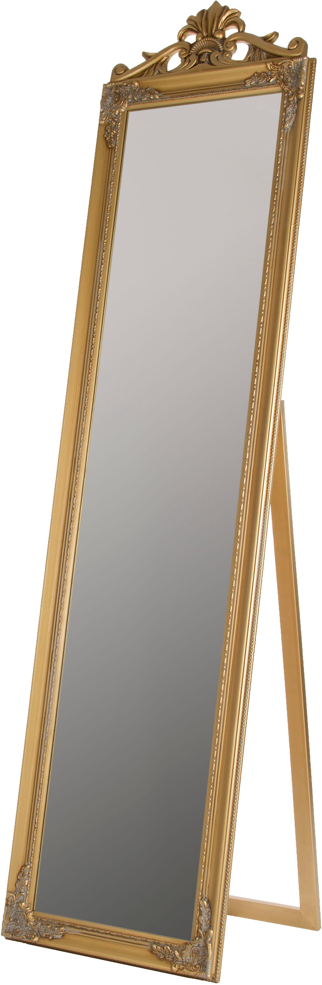 Home affaire Miroir déco »King, Ganzkörperspiegel Barock Antikstil« Standspiegel mit aufwendigen Verzierungen, HxB: 180x45 cm