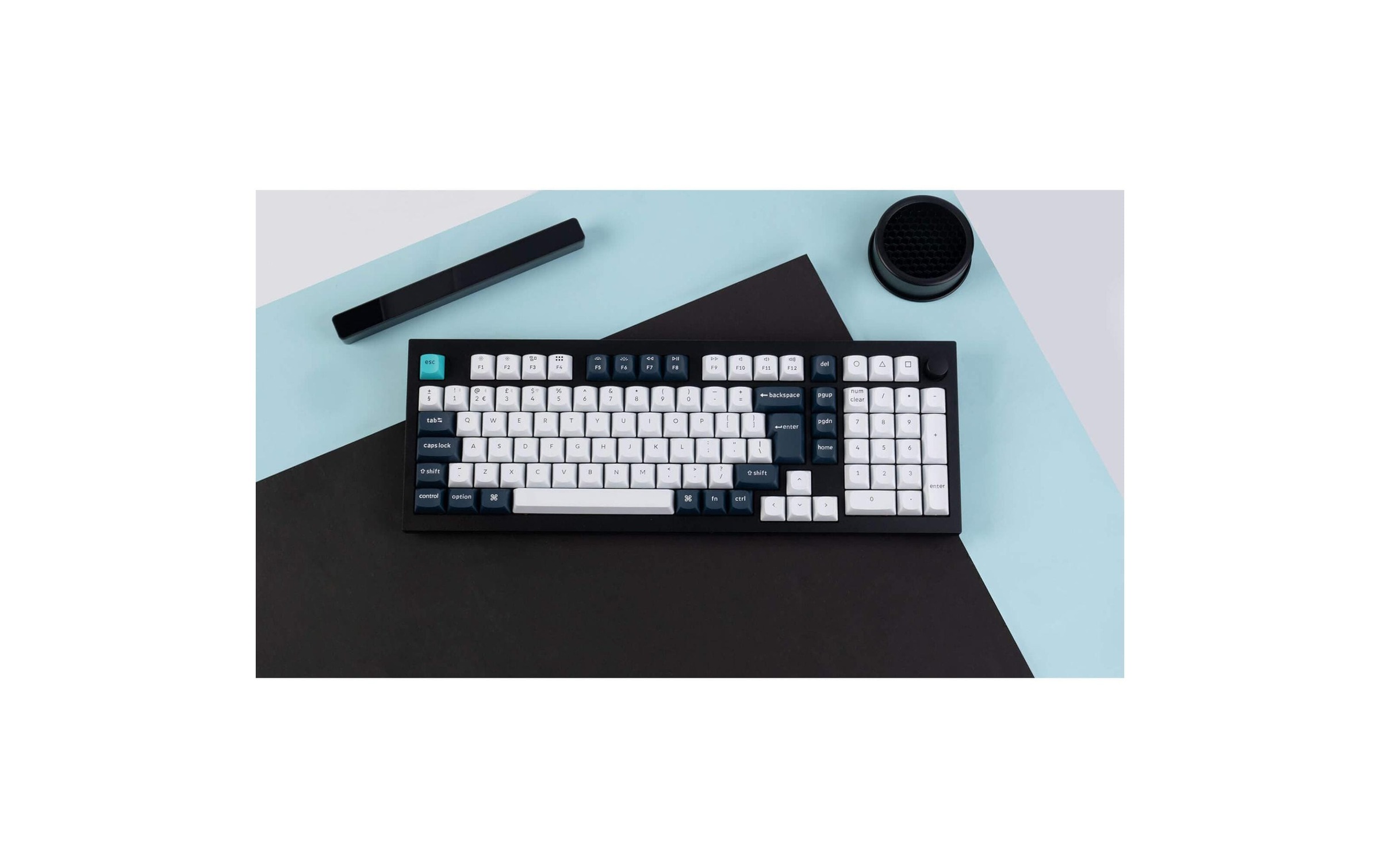   Clavier de jeu »Keychron Q5 Max Black QMK Red Switch« ()