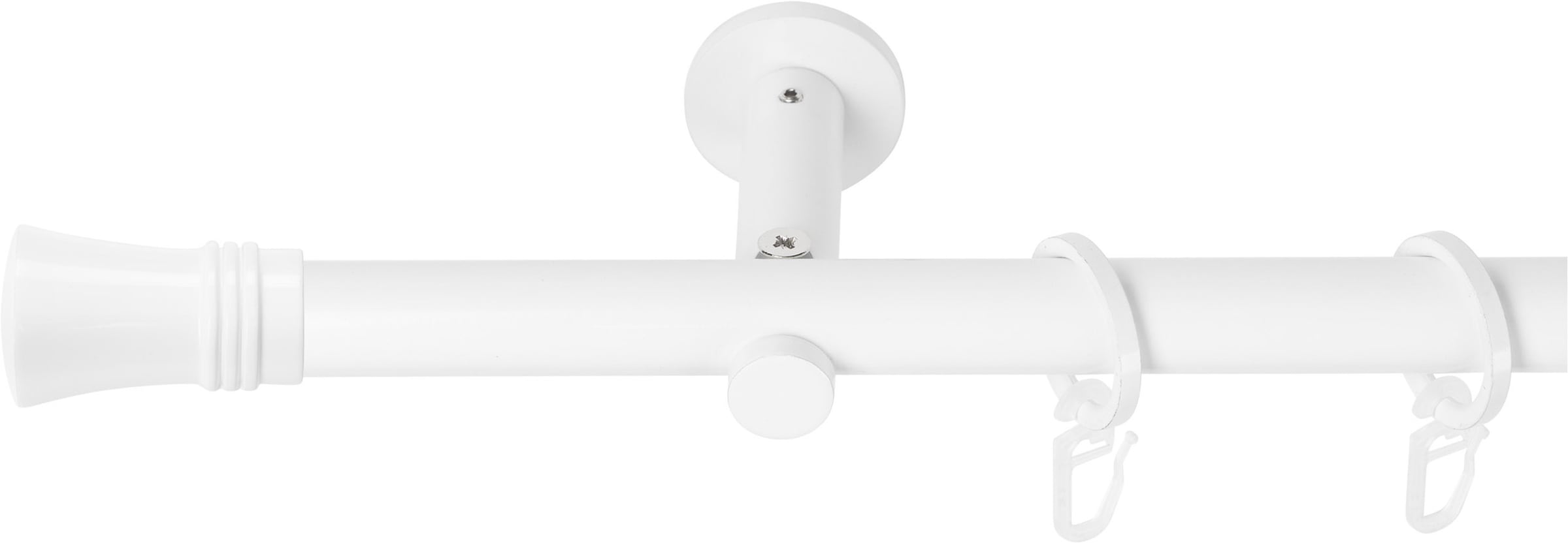 SN DECO GROUP Tringle à rideaux Ø 19 mm 1 course-läufig Fixmass;kürzbar