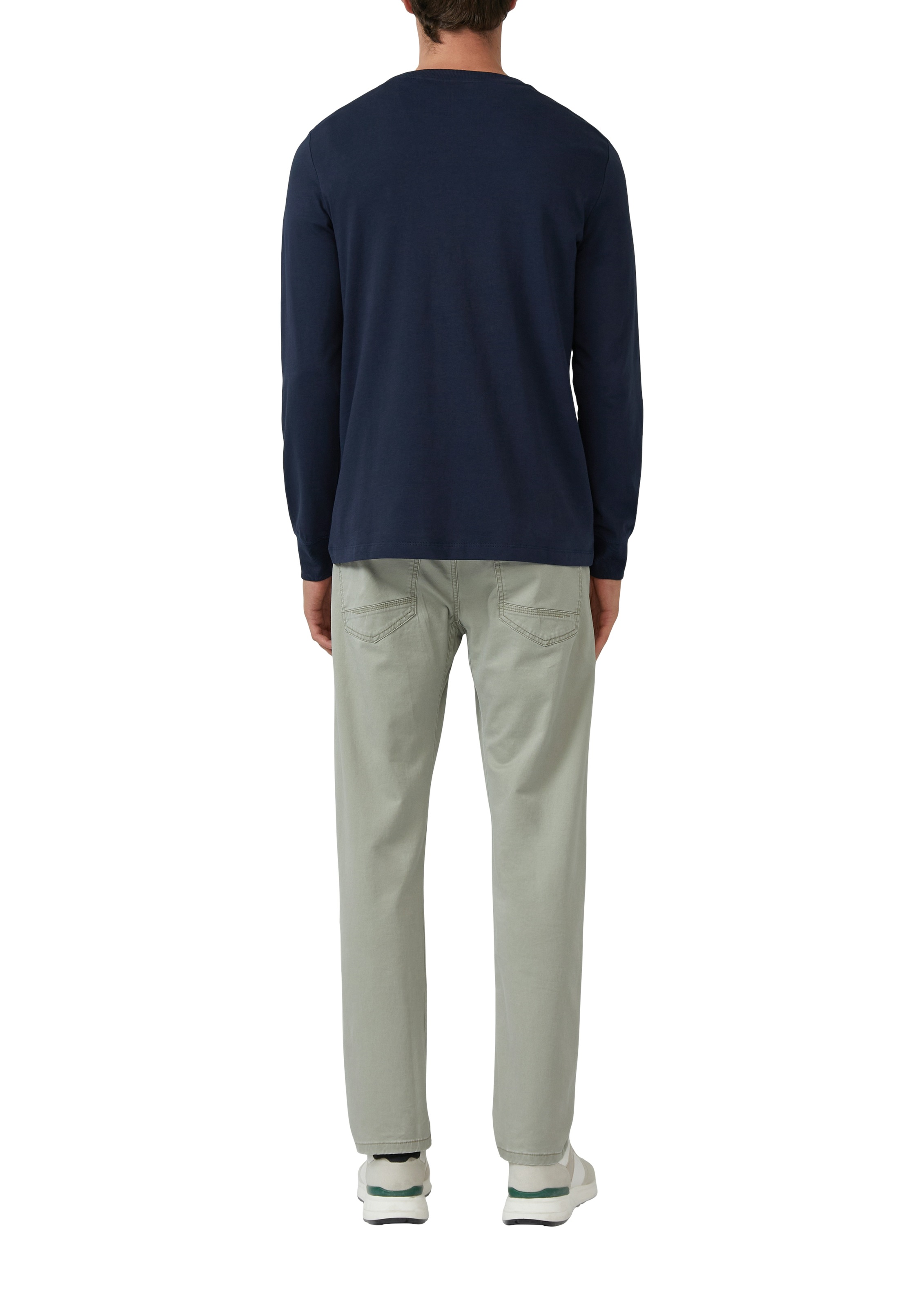 s.Oliver Langarmshirt mit Logo Schriftzug