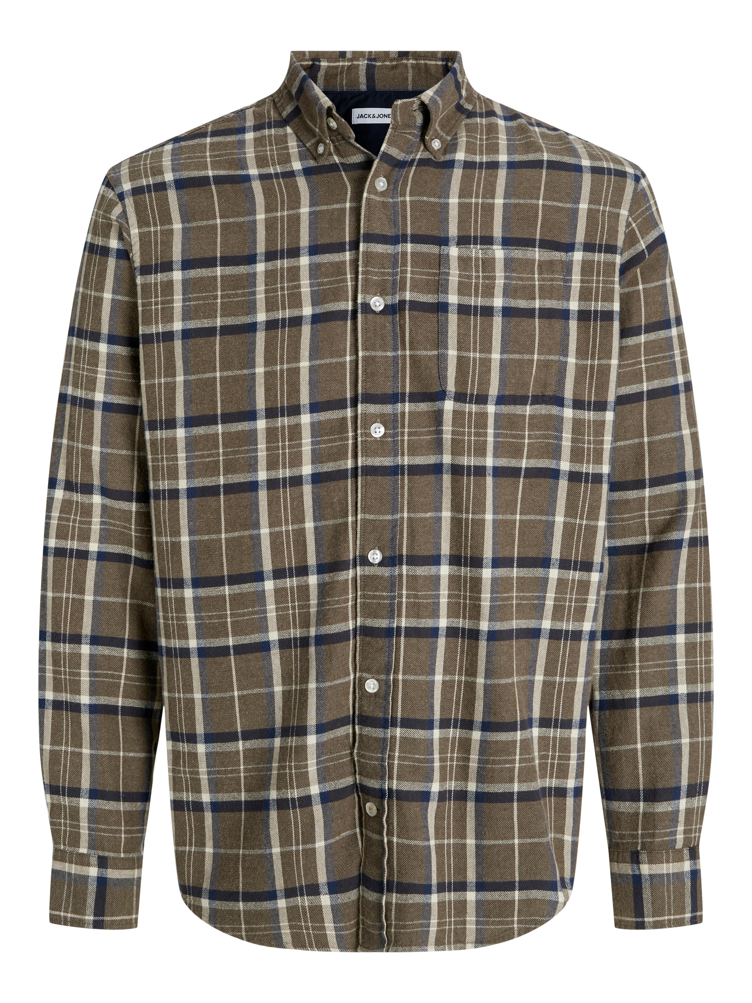Jack & Jones Langarmhemd »JJECLASSIC FLANNEL CHECK SHIRT LS SN«