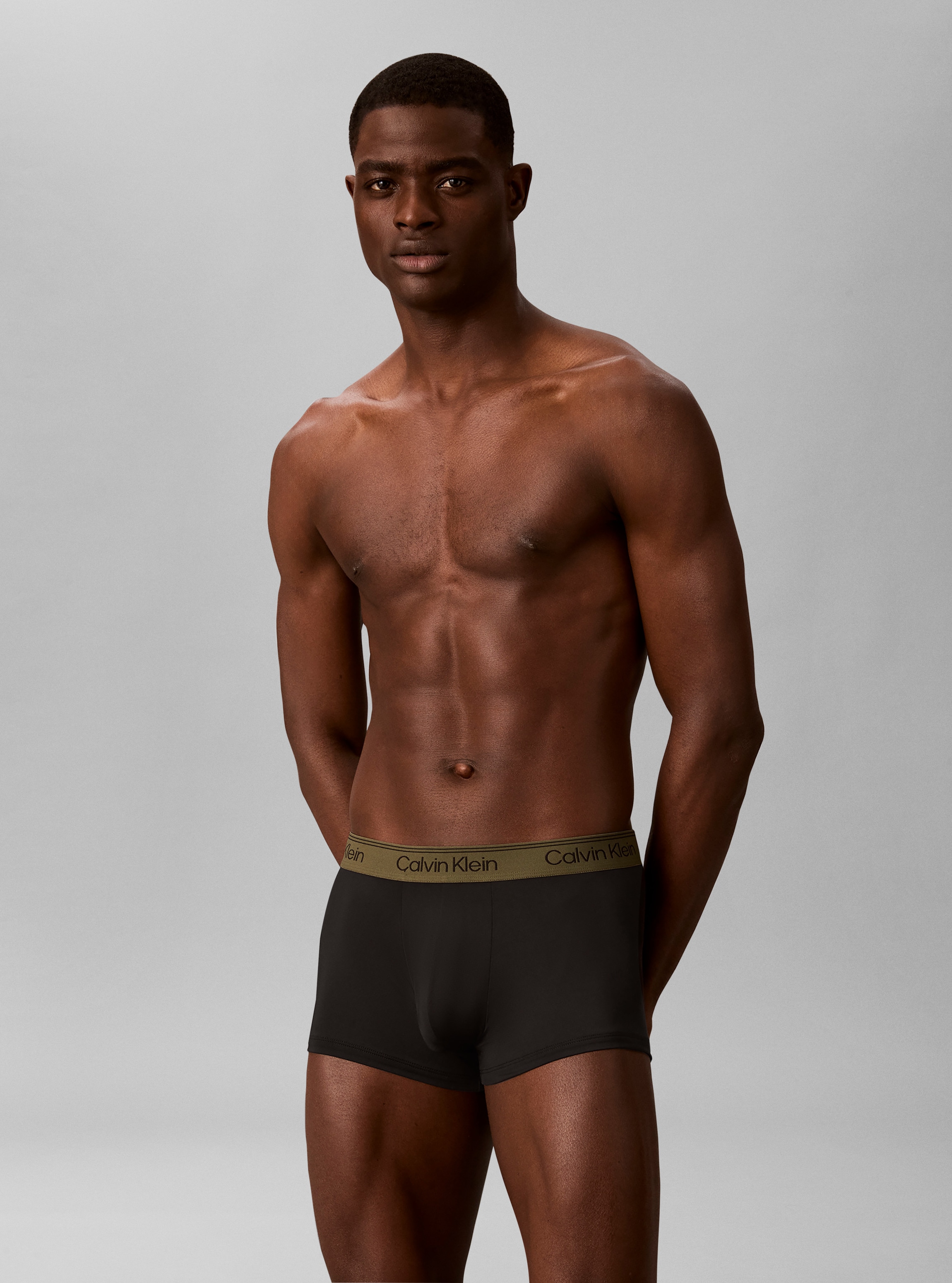 Calvin Klein Underwear Tronc »LOW RISE TRUNK 3PK« Paquet, pack de 3,  coupe régulière avec ceinture élastique