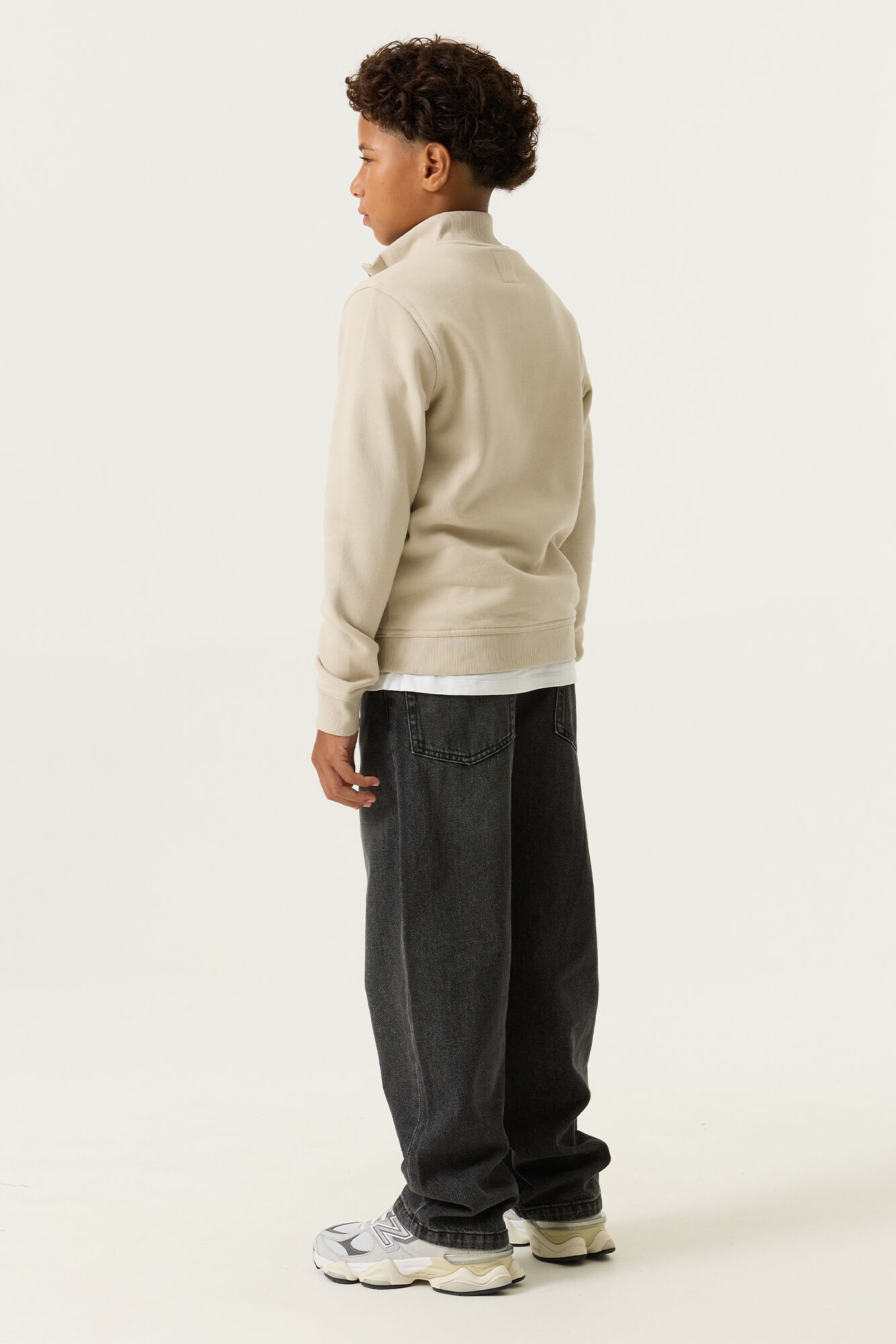 Garcia Sweat-shirt , pour garçons, avec fermeture éclair et col montant
