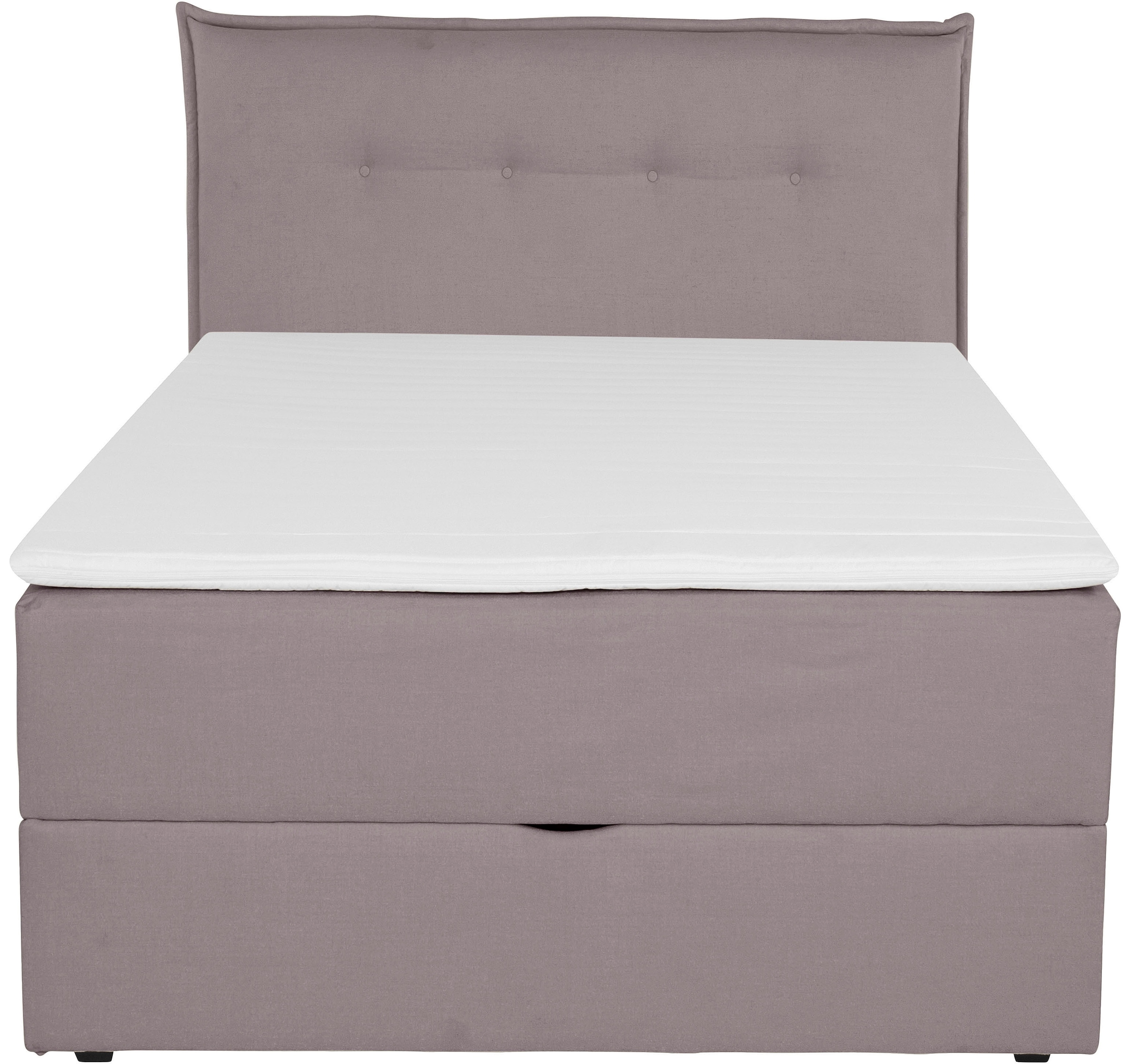 andas Boxbett »Kederleicht« inklusive Bettkasten & Topper, in 4 Breiten und 2 Härtegraden