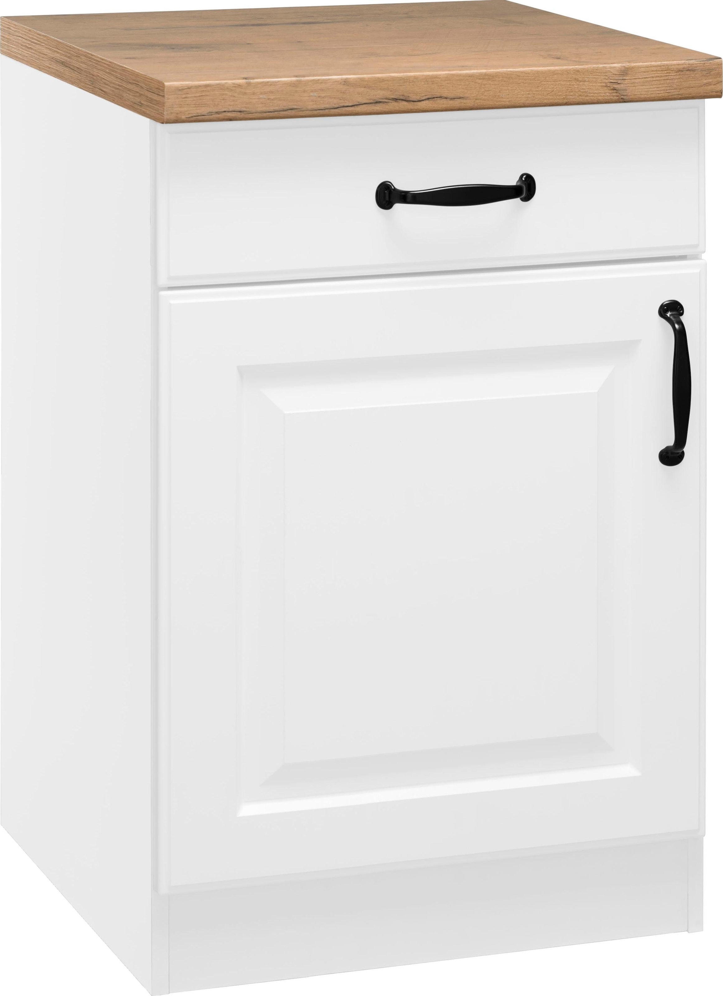 wiho Küchen Unterschrank »Erla, TOPSELLER« 60 cm breit mit Kassettenfront