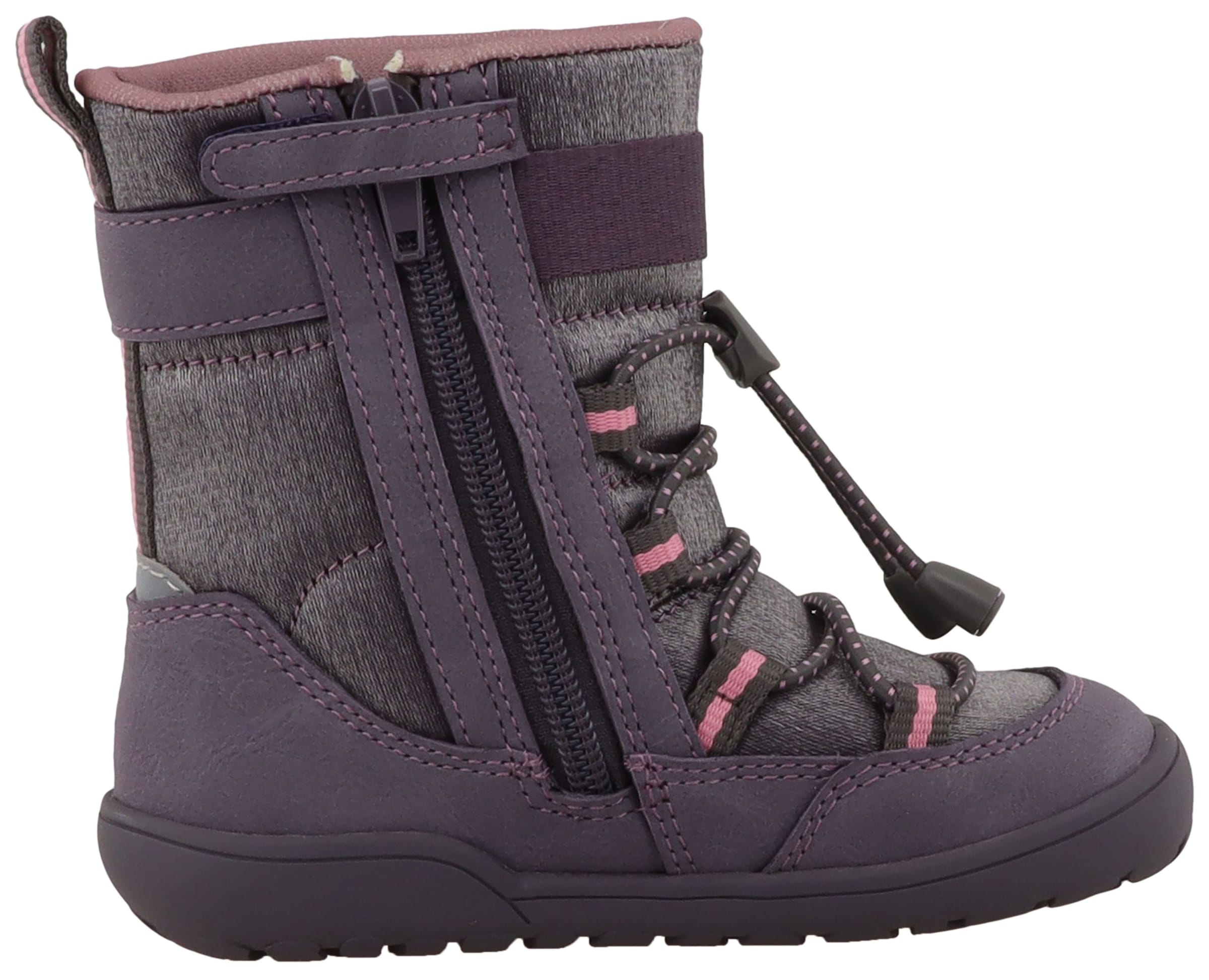 Lurchi Chaussures pieds nus »Jace 1 Barefoot-TEX«  Winterboots mit Kontrastbesätzen, Grössenschablone zum Download