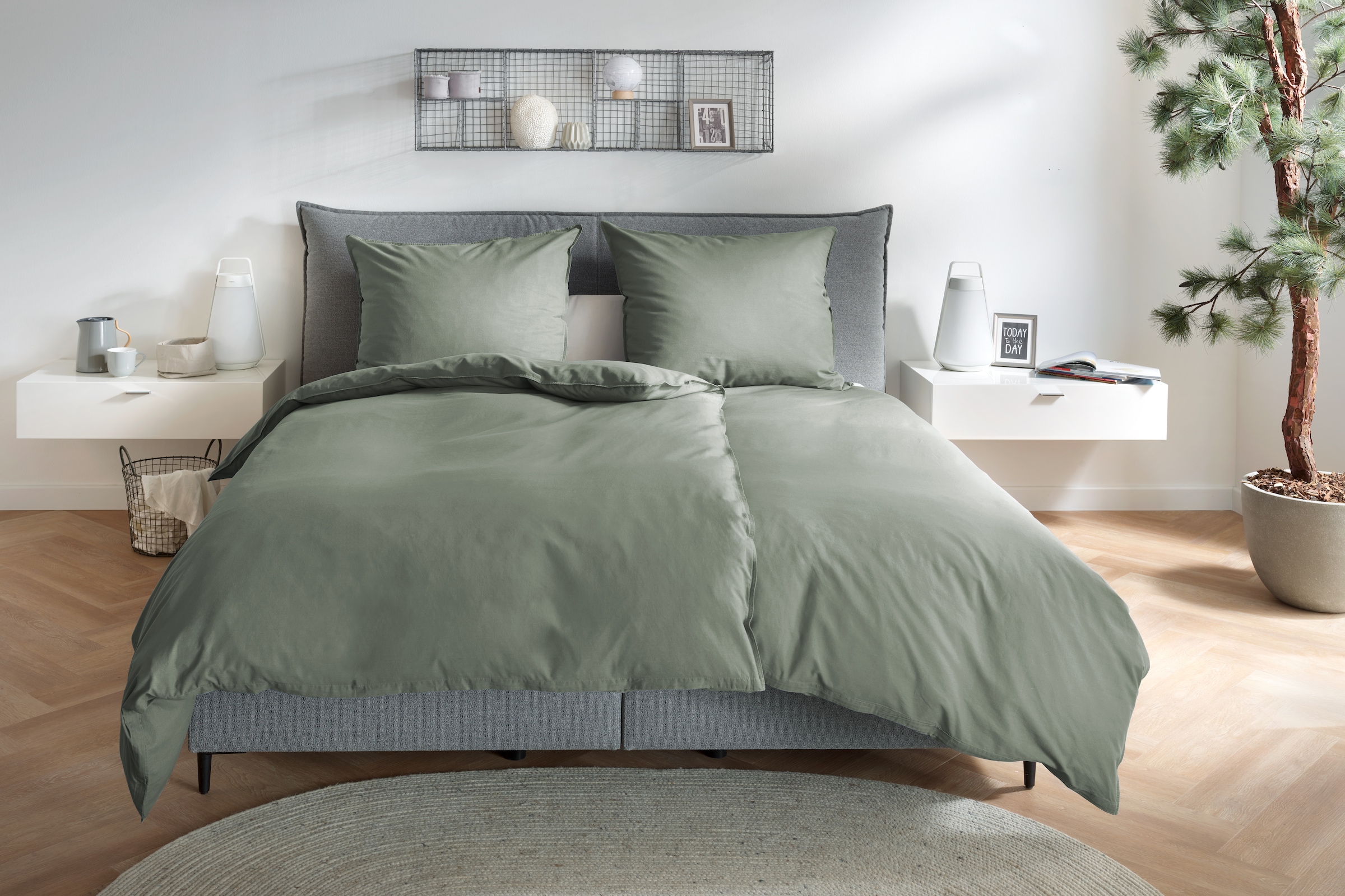 Primera Housses de coussin »Kissenbezüge  »Stone Washed«, Primera (2 Stück)« mit Stone-Washed Optik