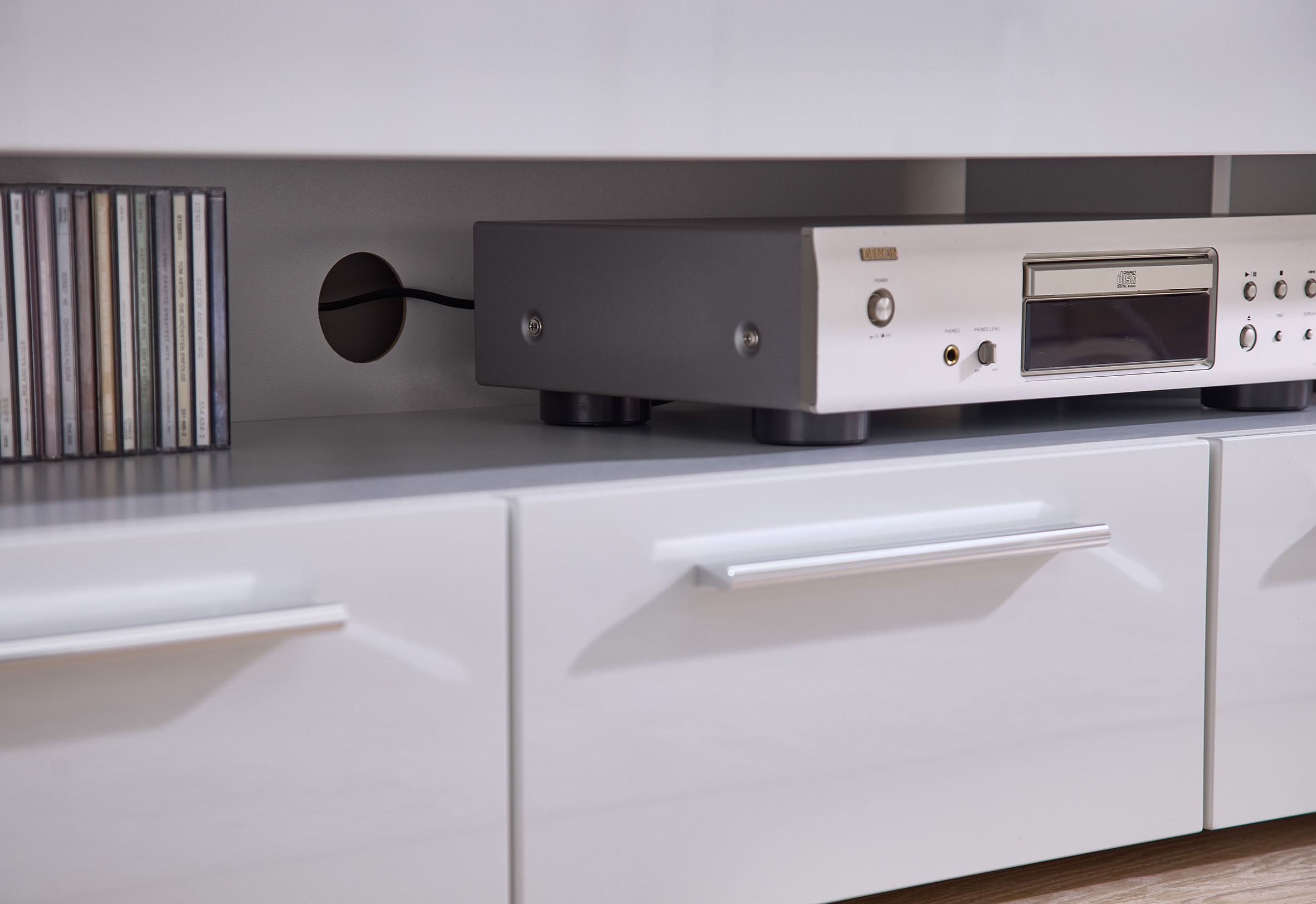 Stolkom TV-Schrank »Goal« 3 Schubkästen, 5 offenen Fächern, Stellmass 200/44/44 cm