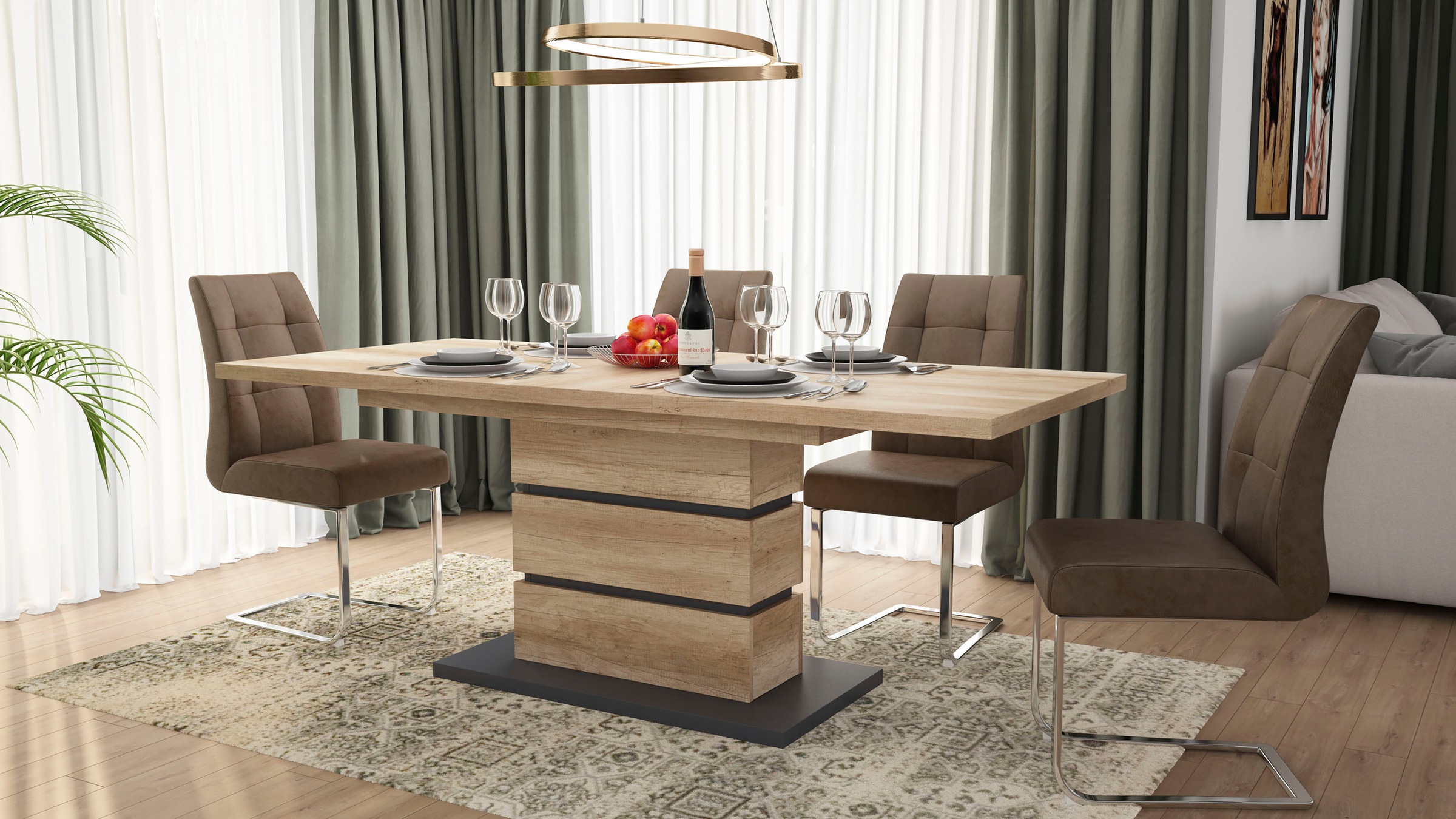 byLIVING Ensemble de salle à manger 5 cuis tlg.