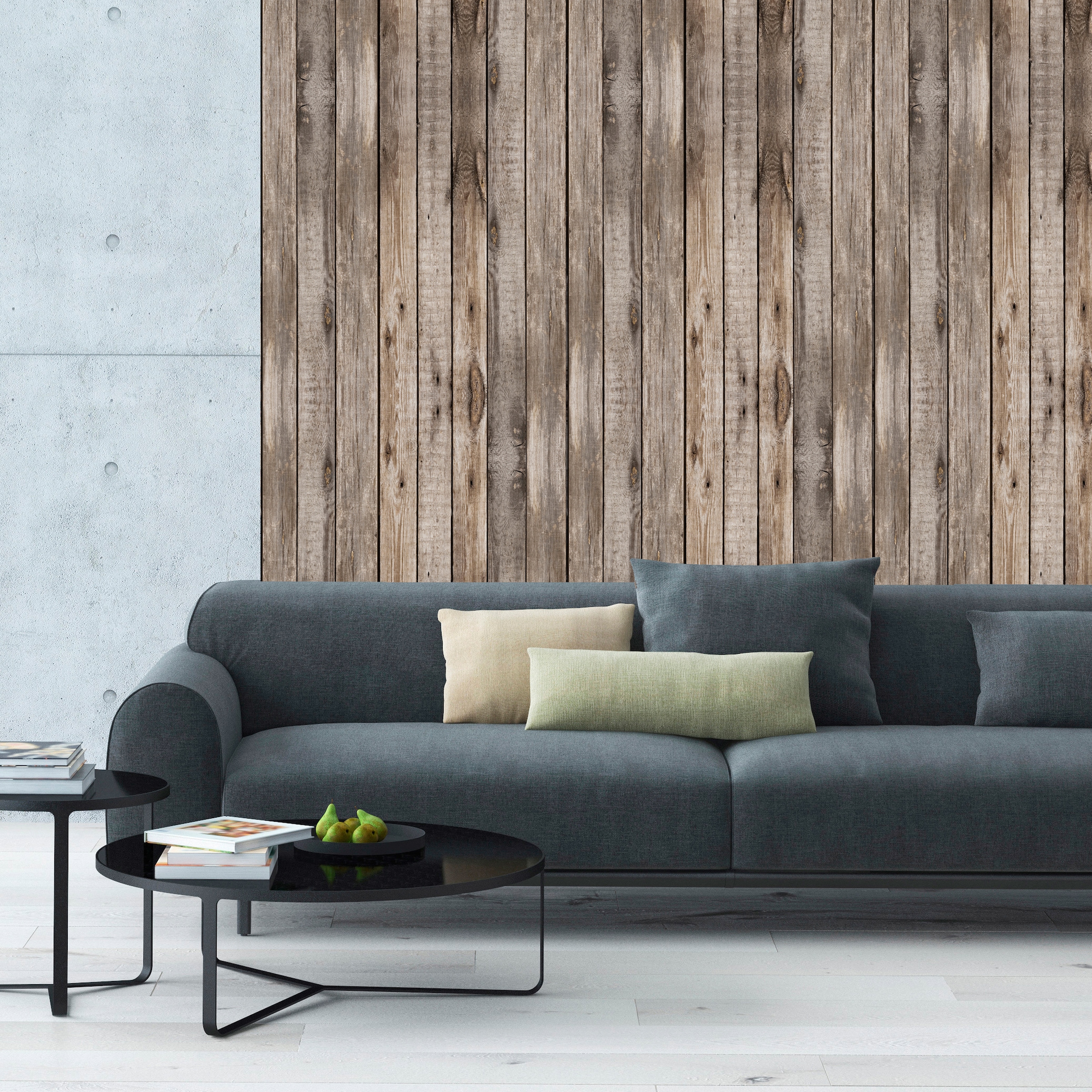 queence Papier peint vinyle »Fawn« 90x250cm, selbstklebend, kinderleichte Anbringung, , Sticker