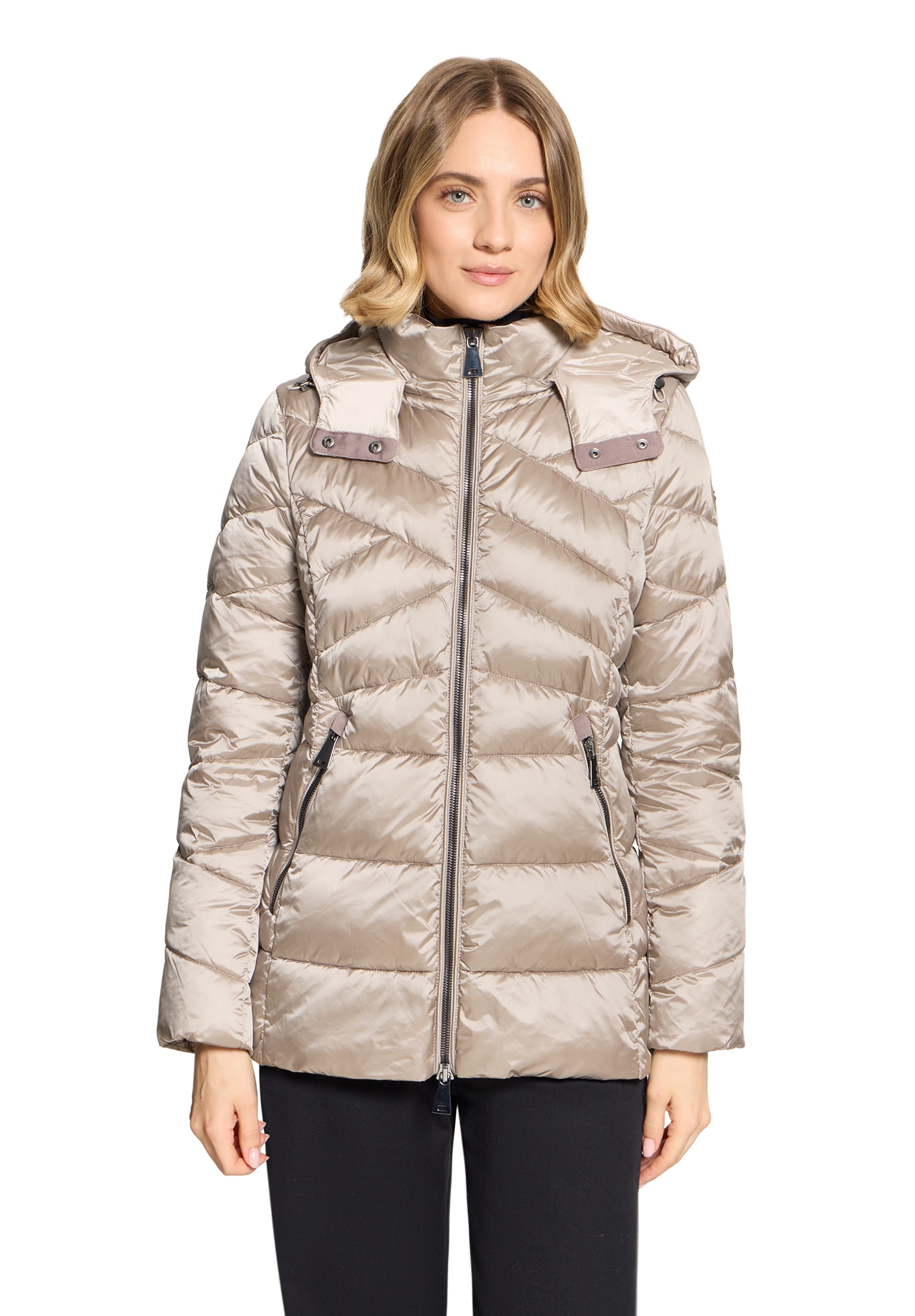 Gil Bret Steppjacke mit Kapuze Winterjacke mit abnehmbarer Kapuze