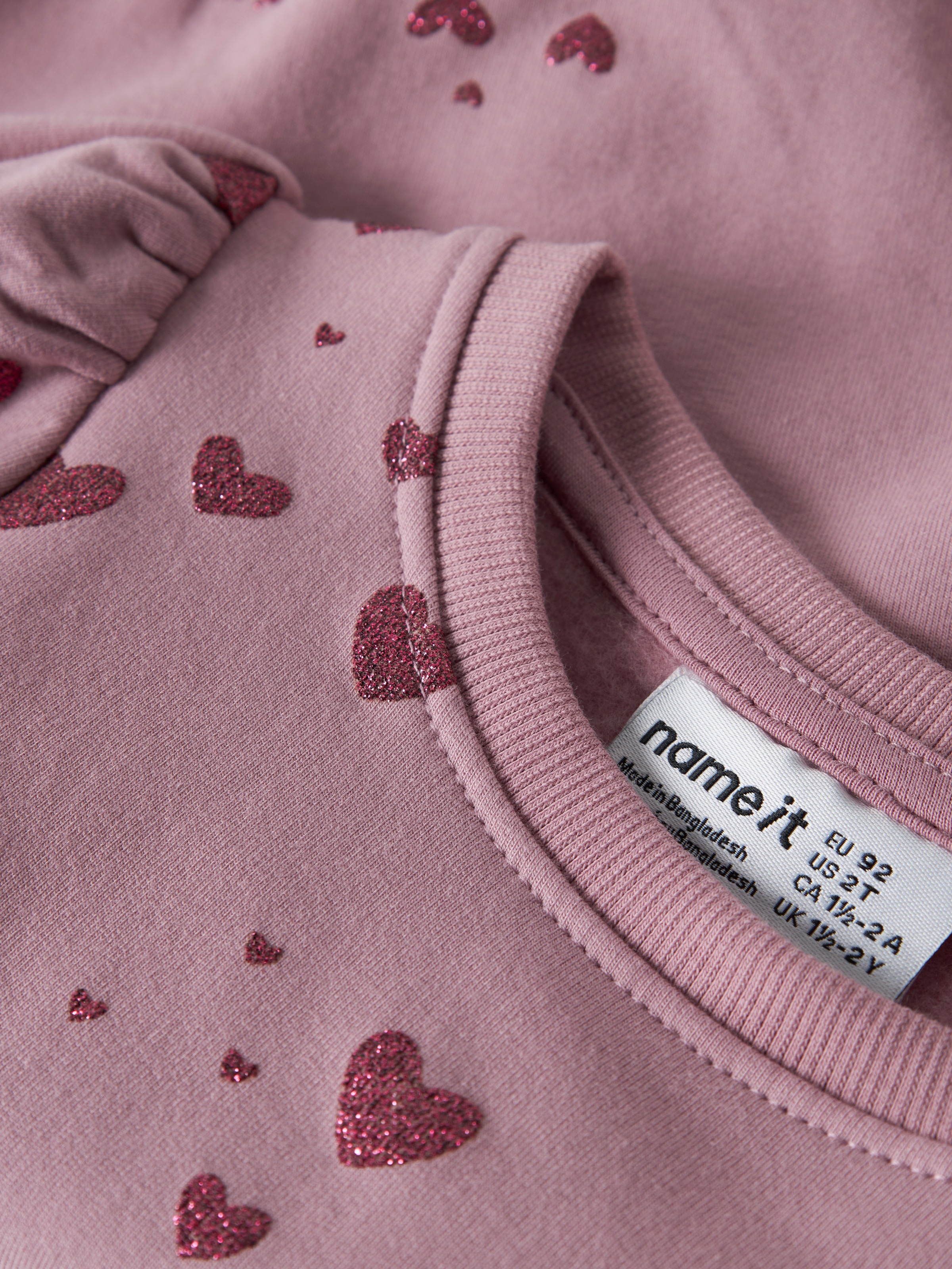 Name It Sweatshirt »NMFOMA LS SWEAT BRU«, Baumwollmischung, regular fit
