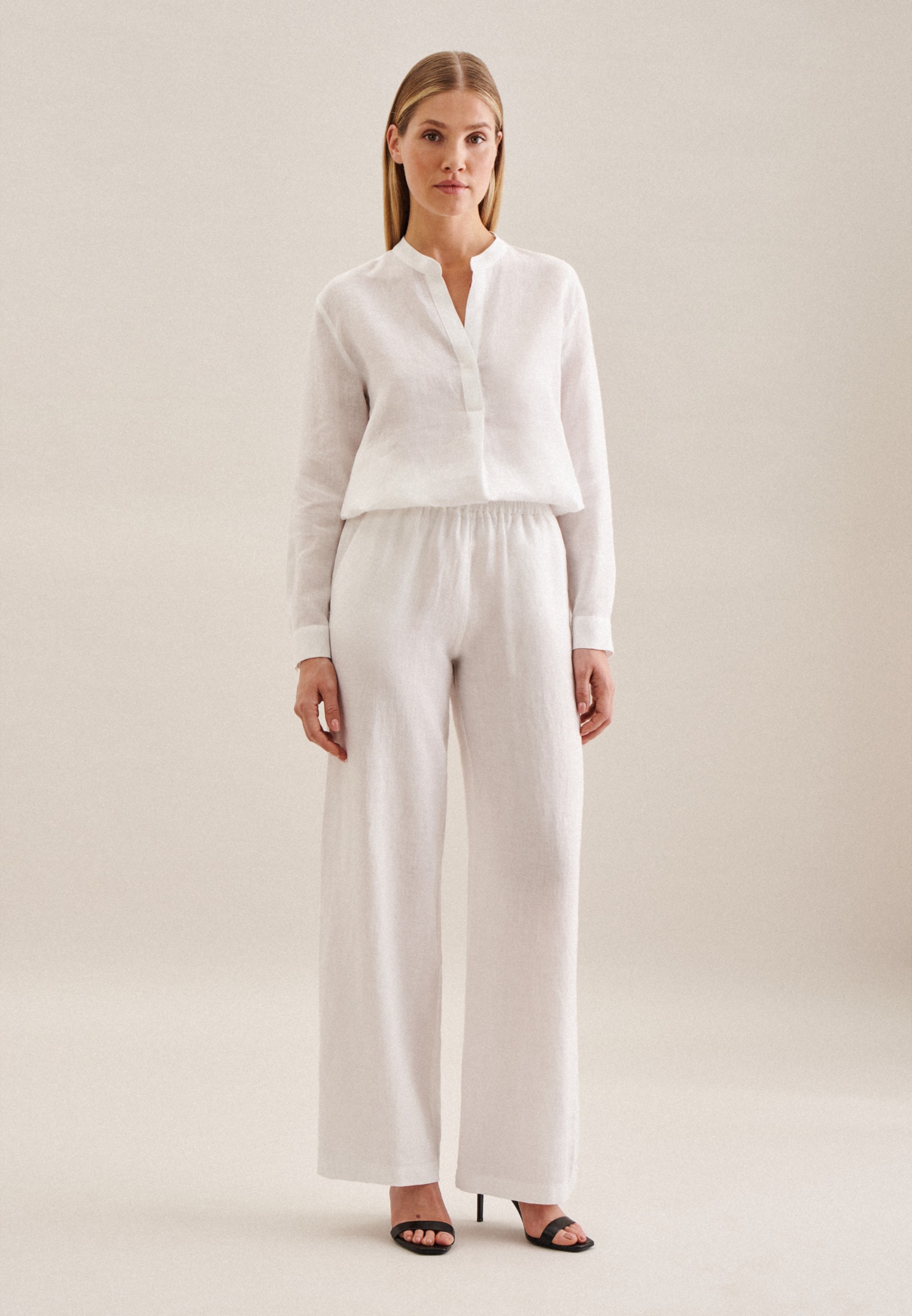 seidensticker Klassische Bluse »Schwarze Rose« Tunika Garnfärber