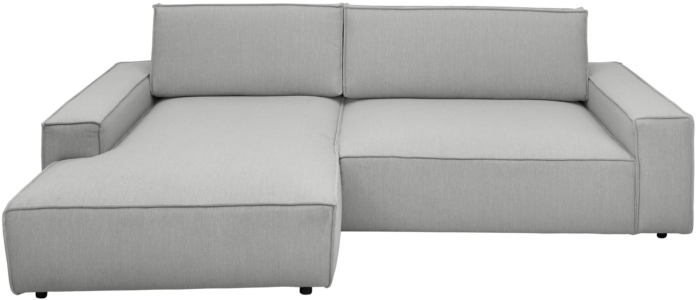 Home affaire Canapé d'angle »NEU: SHERWOOD XXL 284, Big-Sofa L-Form, tiefe Sitzfläche 95 cm, Cord« Recamiere rechts/links, als Schlafsofa stellbar, Cord u. Leinenoptik