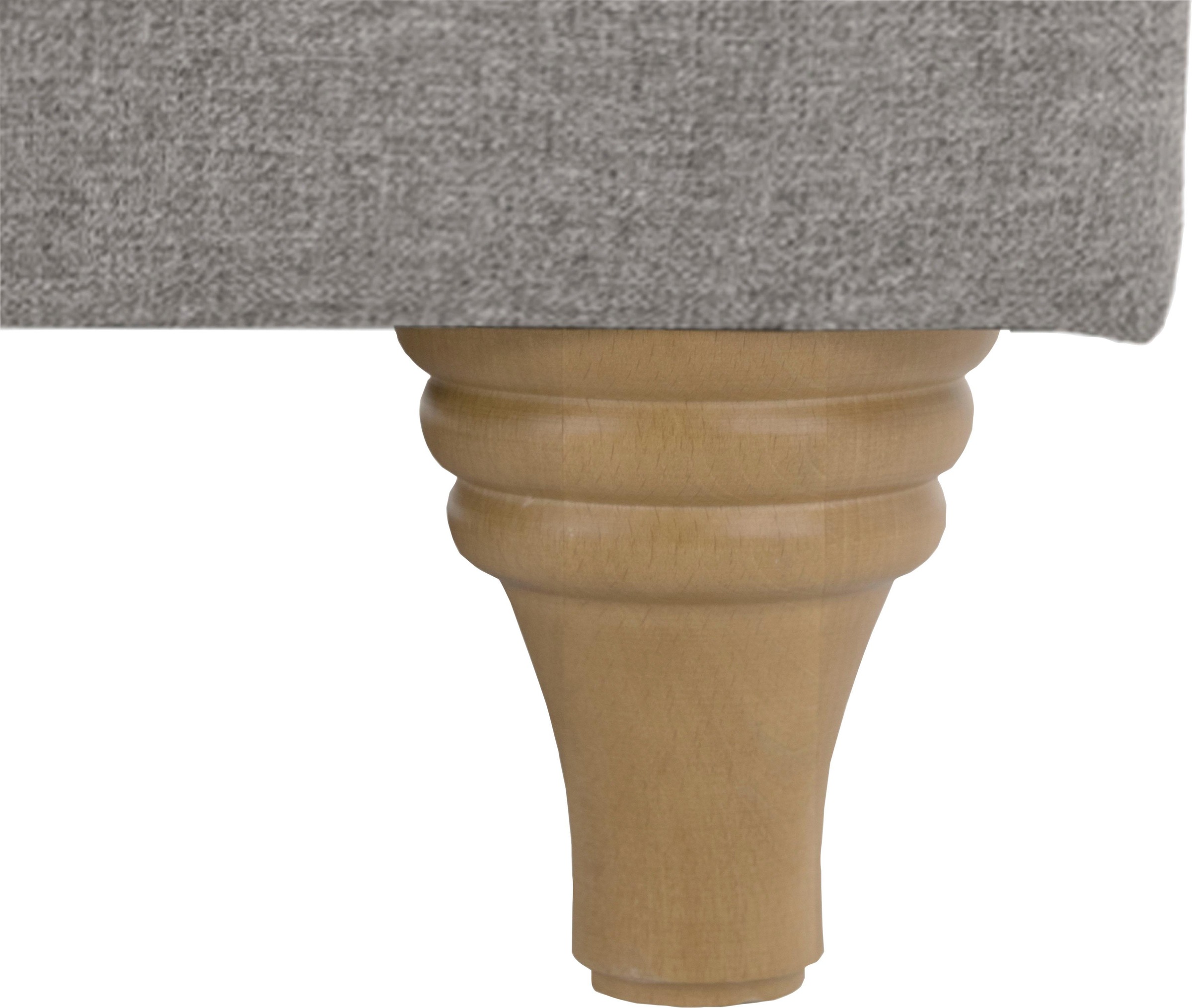 Home affaire 3-places »Alegra« mit Knopfheftung im Rücken, Keder und Nieten in Armlehnen