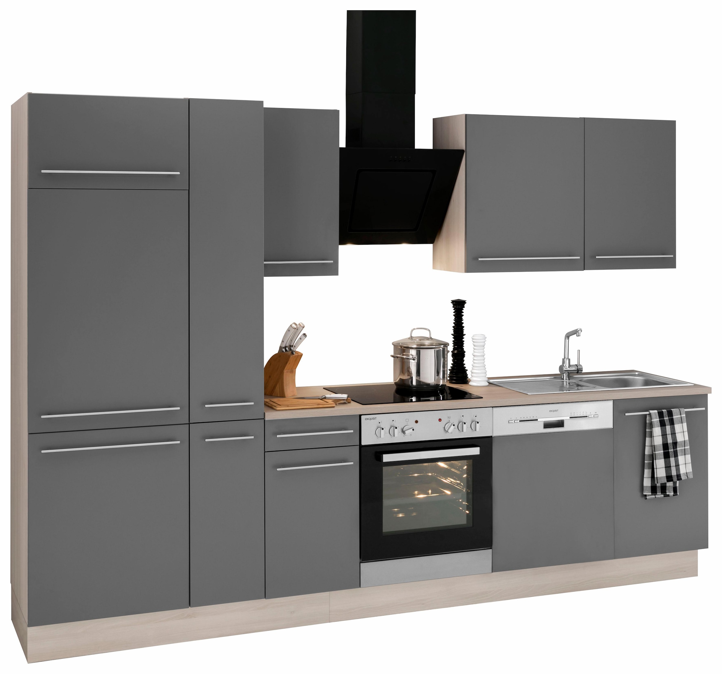 OPTIFIT Kitchenette »Bern« Breite 300 cm, wahlweise mit E-Geräten, höhenverstellbare Füsse