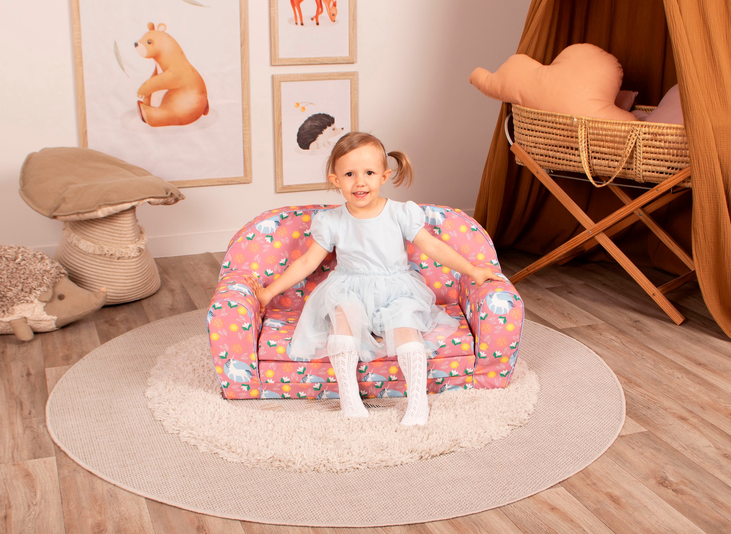 Knorrtoys® Sofa »Einhorn pink« für Kinder; Made in Europe