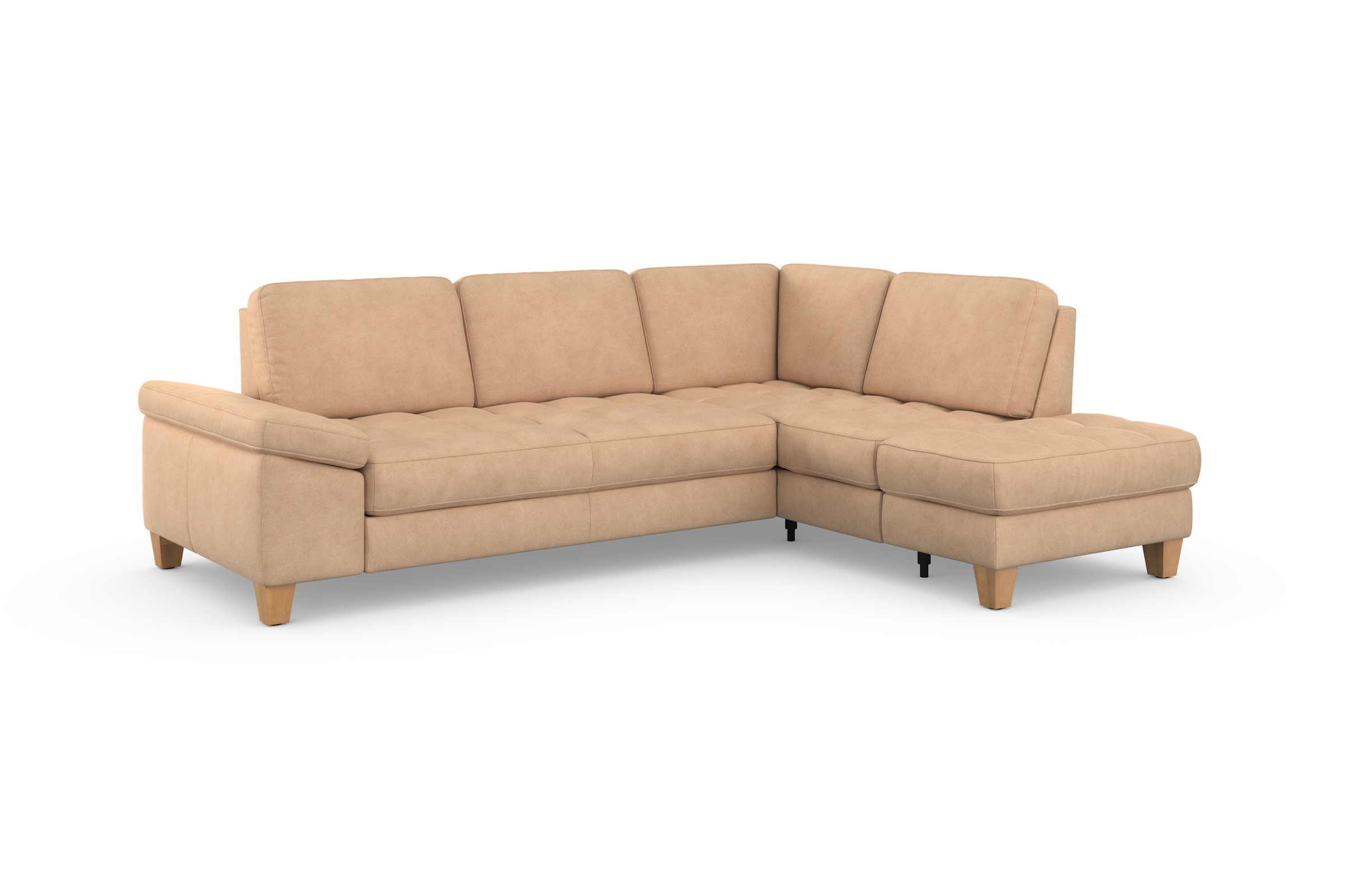 sit&more Canapé d'angle »Westham L-Form« mit Ottomane, mit oder ohne Bettfunktion, Bettkasten, Verstellung