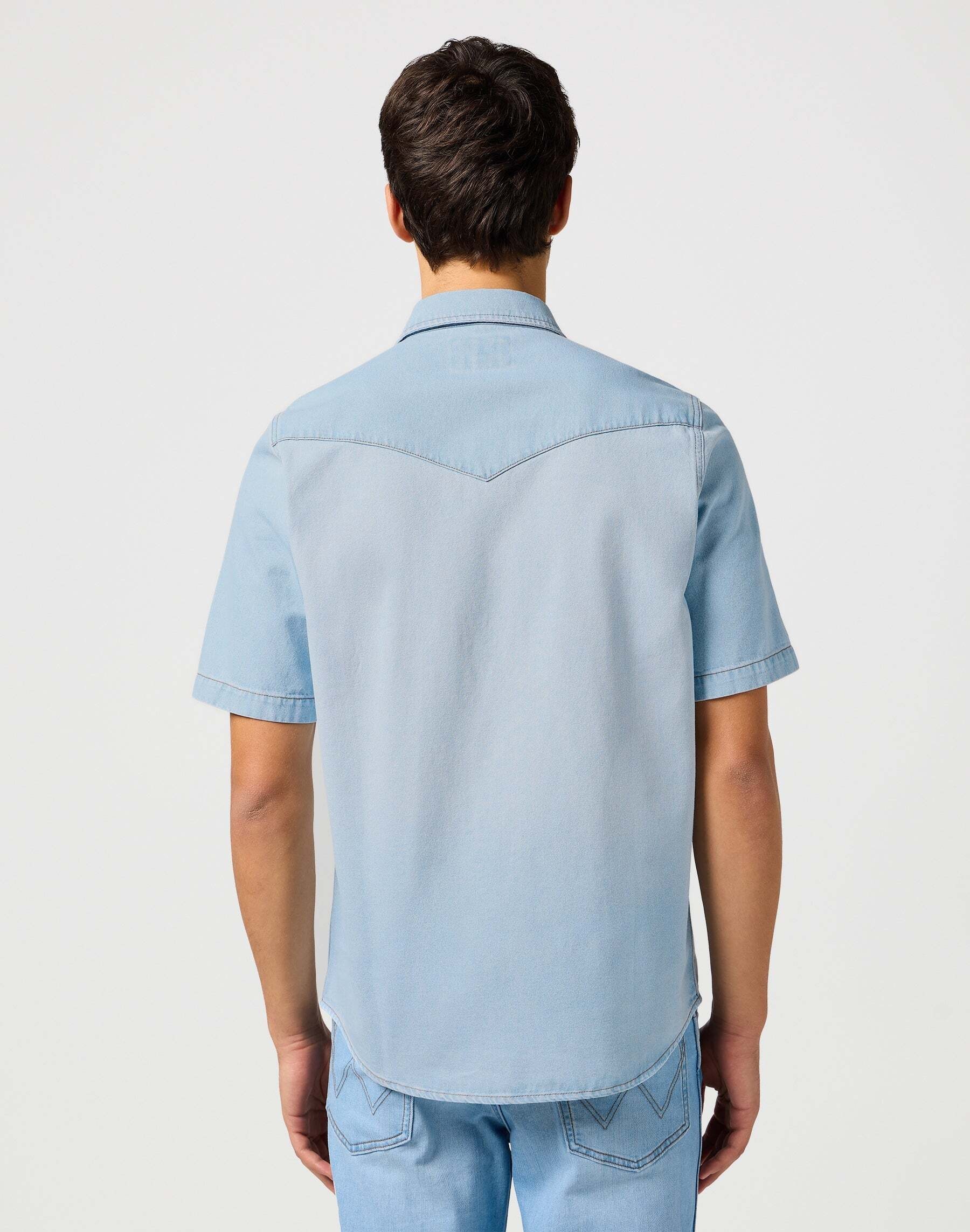 Wrangler Chemise en jean »WRANGLER Jeanshemd Ss Western Shirt«