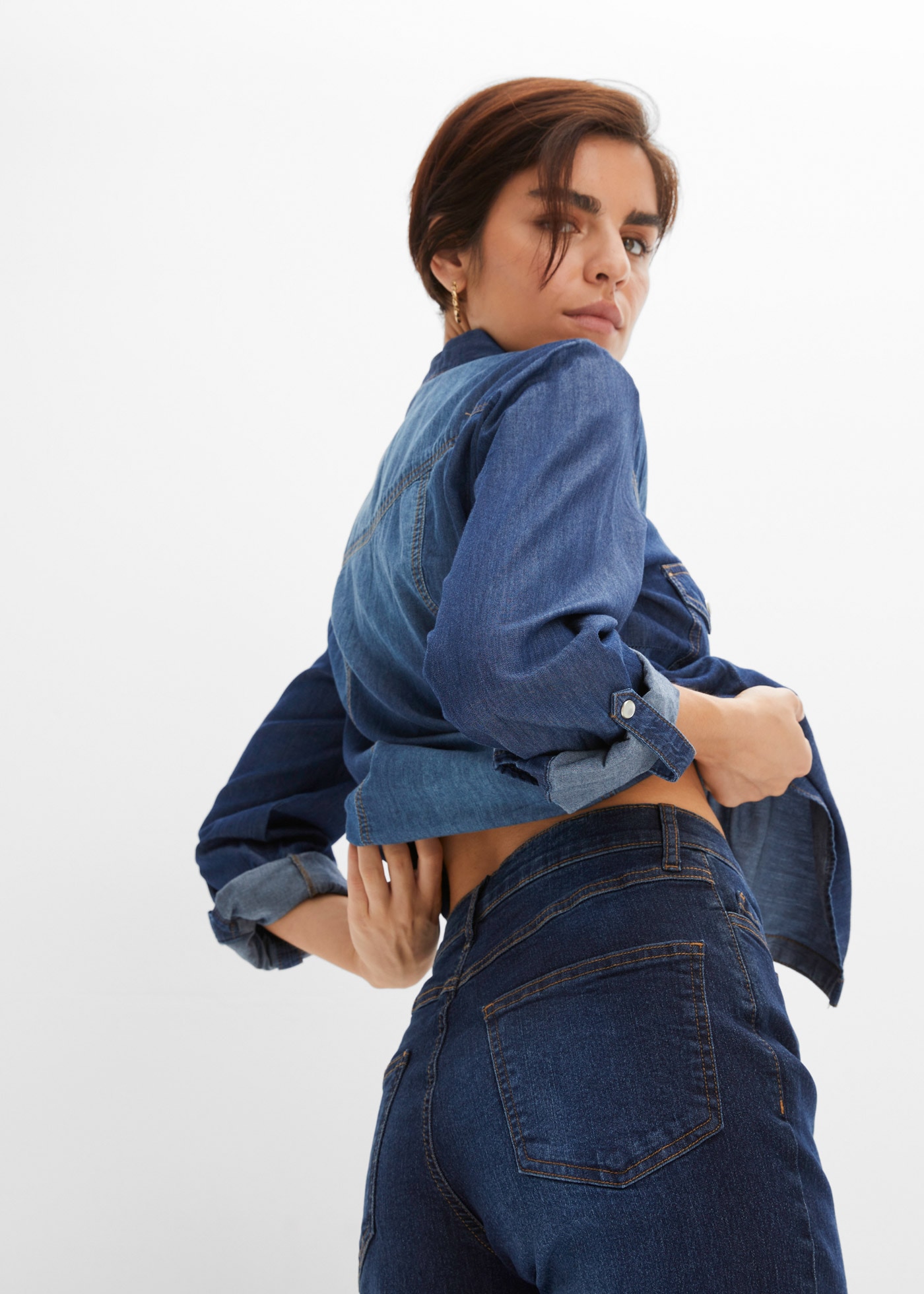 bonprix Weite Jeans »Wide-Leg-Jeans, High Waist«, Wide-Leg-Jeans, High Waist
