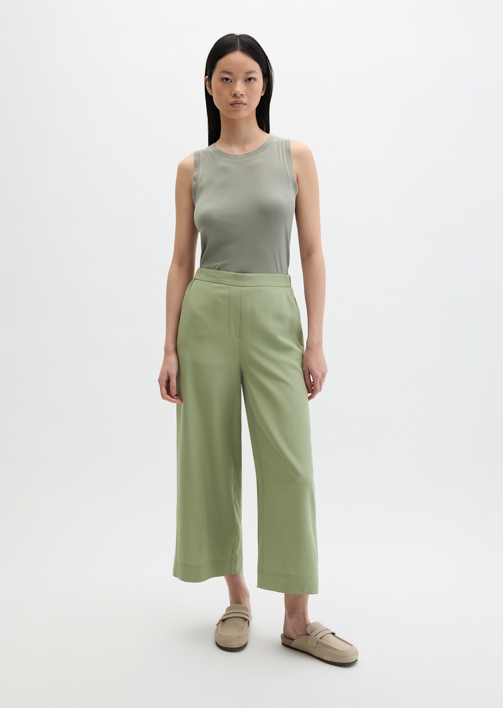 Marc O'Polo Dehnbund-Hose »MARGO Wide«  Model Margo wide aus Lyocell-Leinen-Mix, elastischer Bund