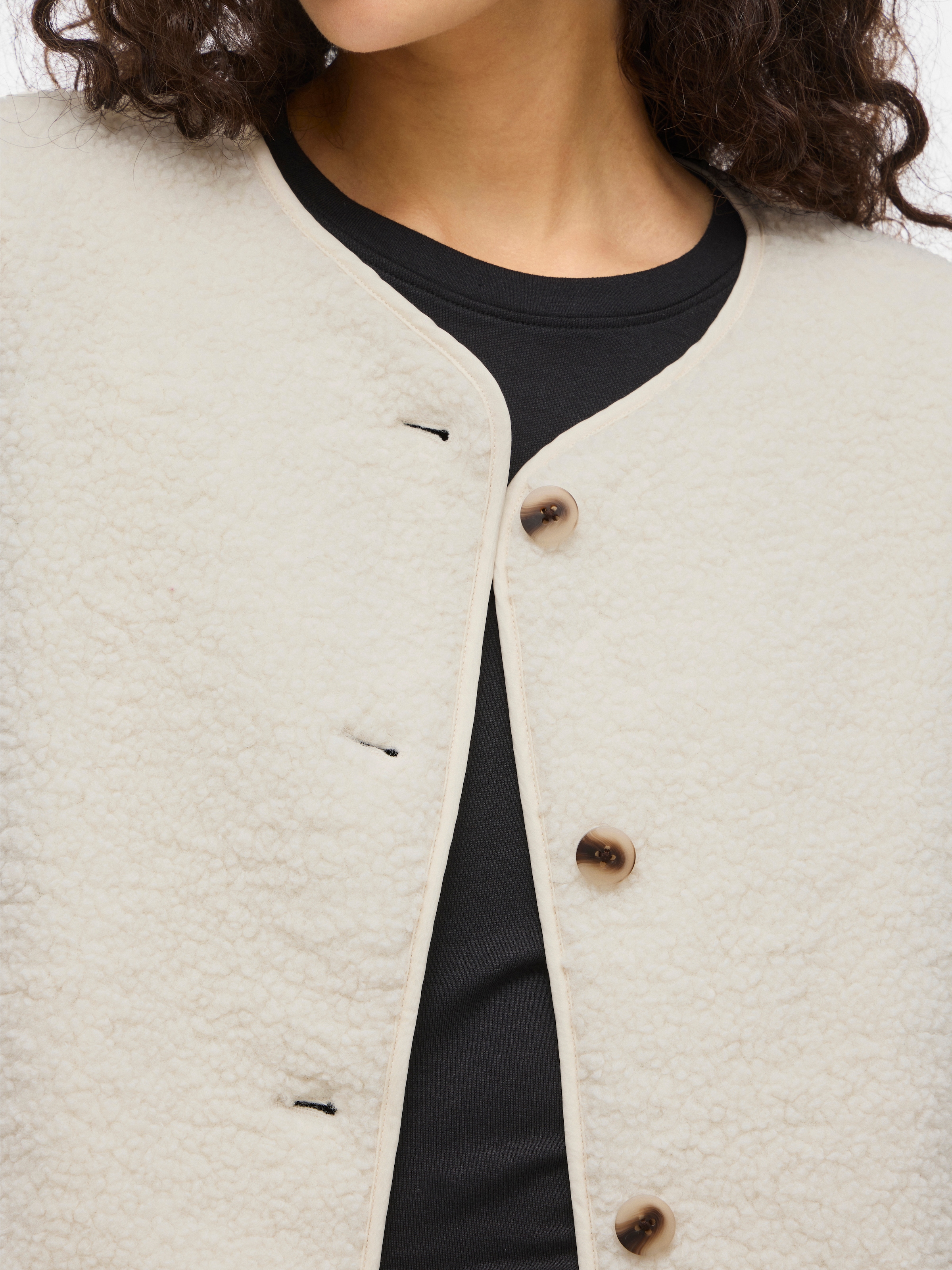 Vila Veste en peluche »VIADA TEDDY JACKET« fibre synthétique